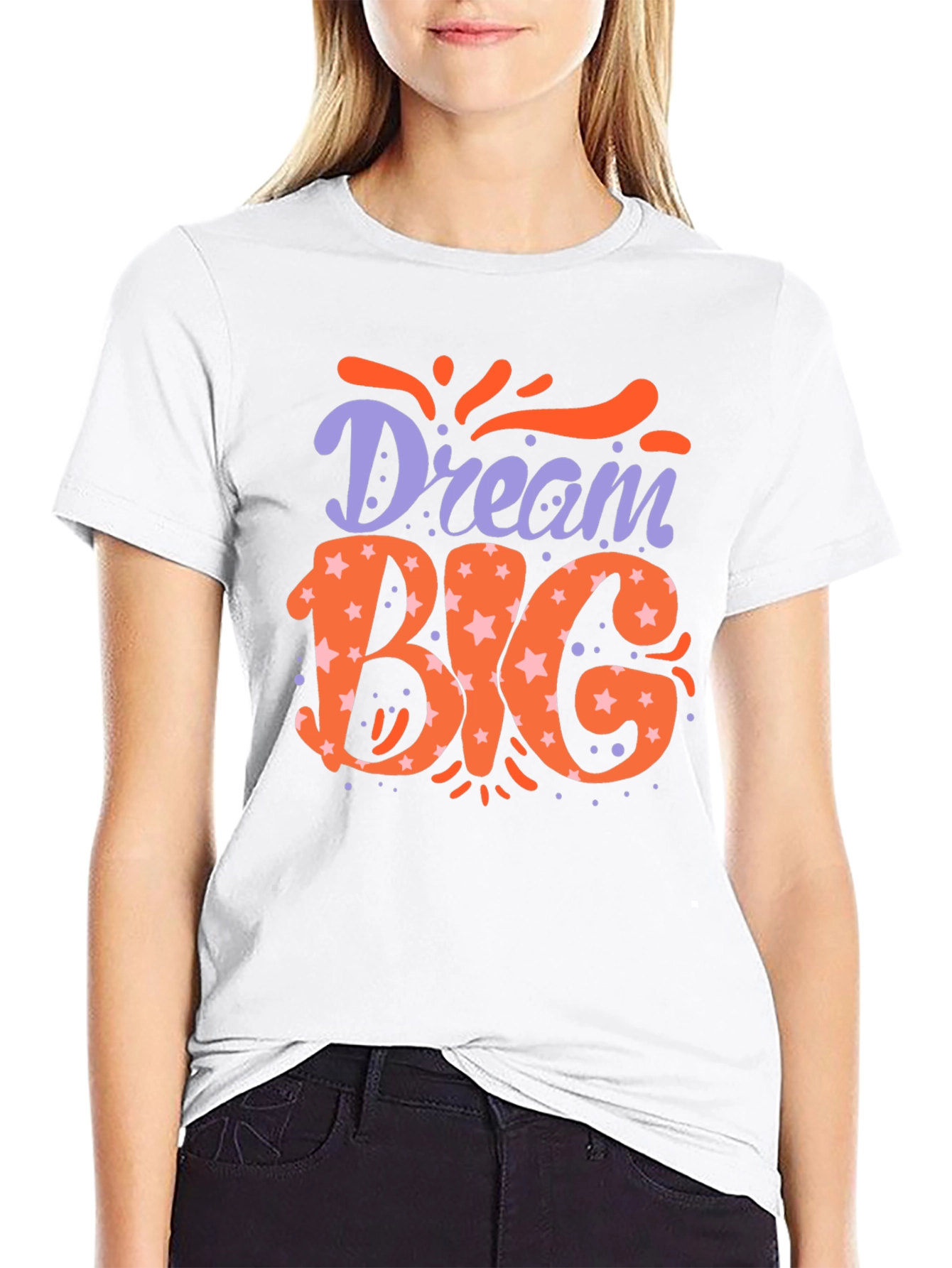 Dream Big Graphic Tee - Trendy Mens Black T-Shirt