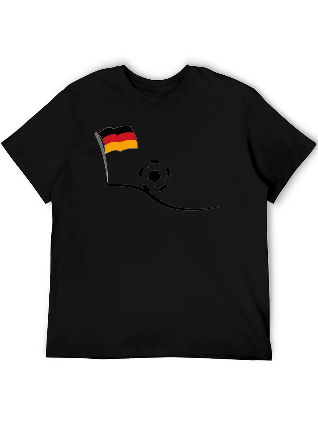 Germany Soccer Fan T-Shirt - Black