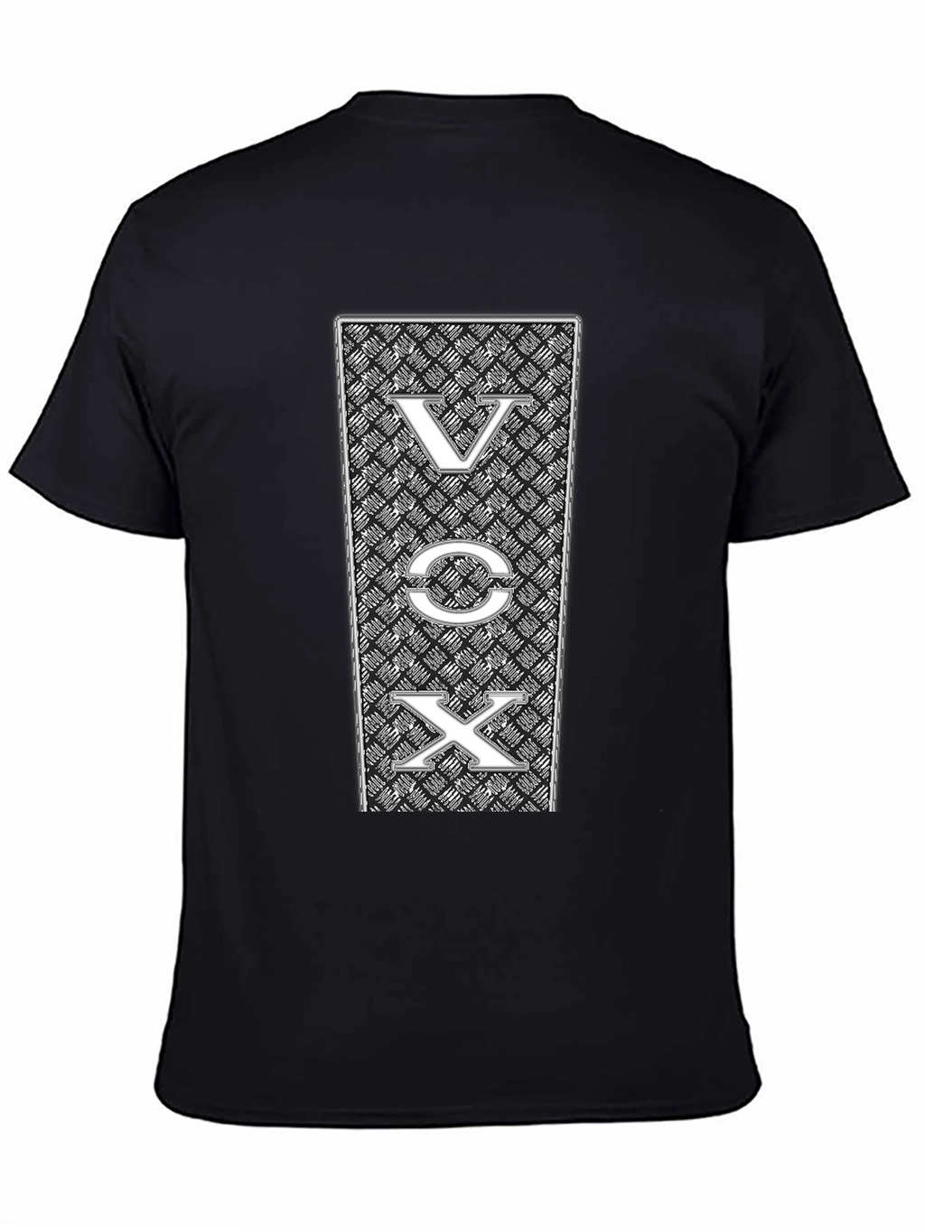 VOX Graphic Print Black T-Shirt