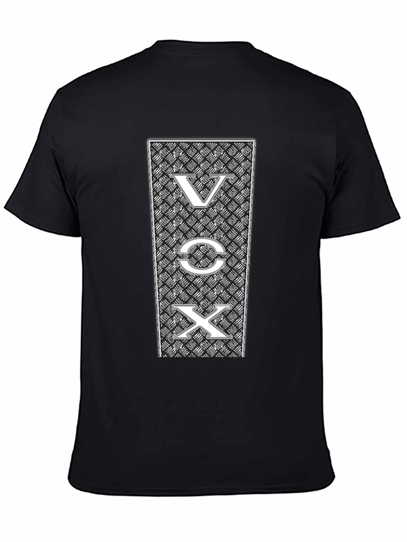 VOX Graphic Print Black T-Shirt