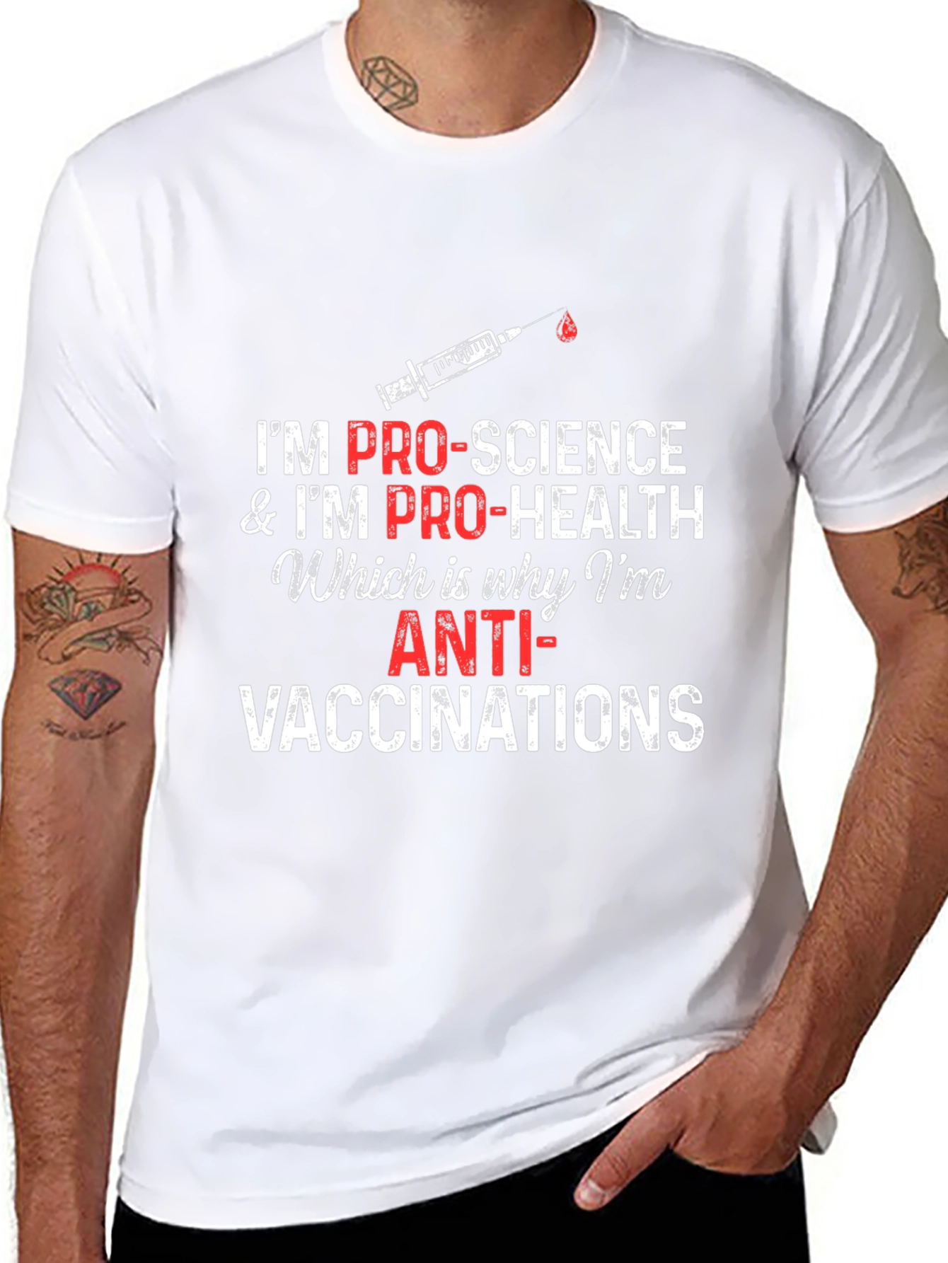 Pro-Science Anti-Vaccination T-Shirt