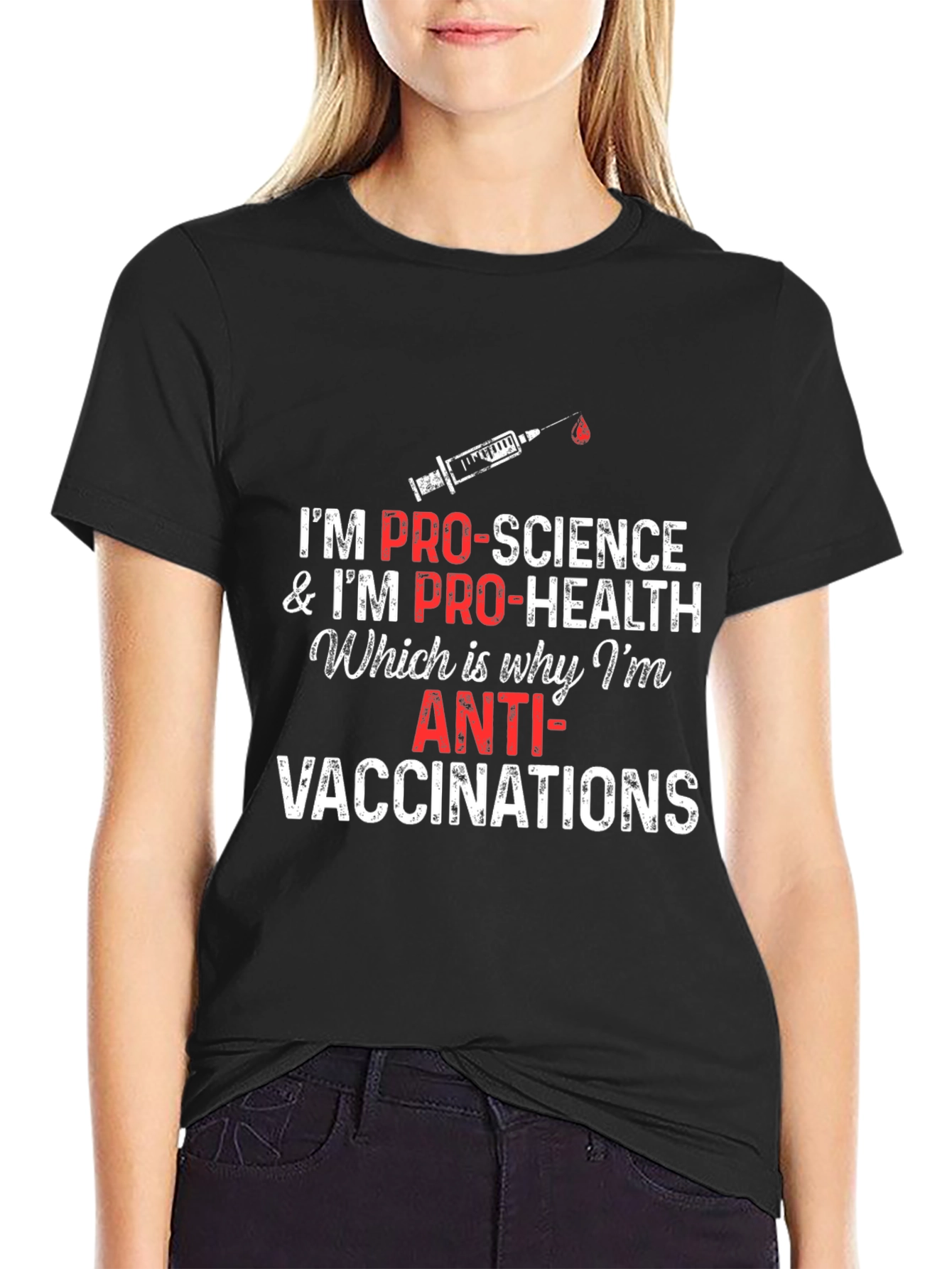 Pro-Science Anti-Vaccination T-Shirt