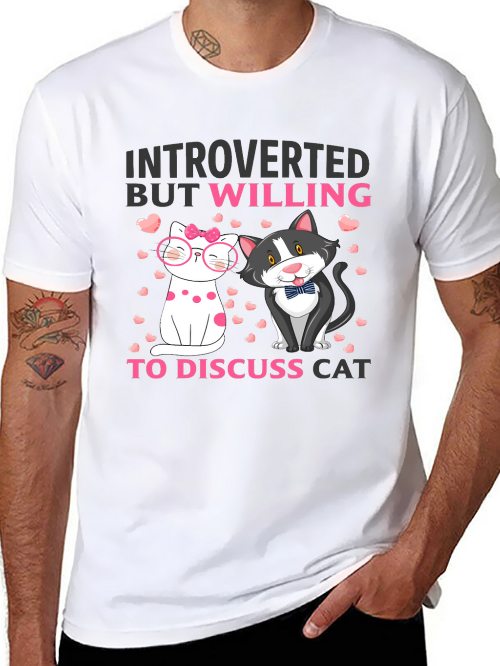 Introverted Cat Lover T-Shirt