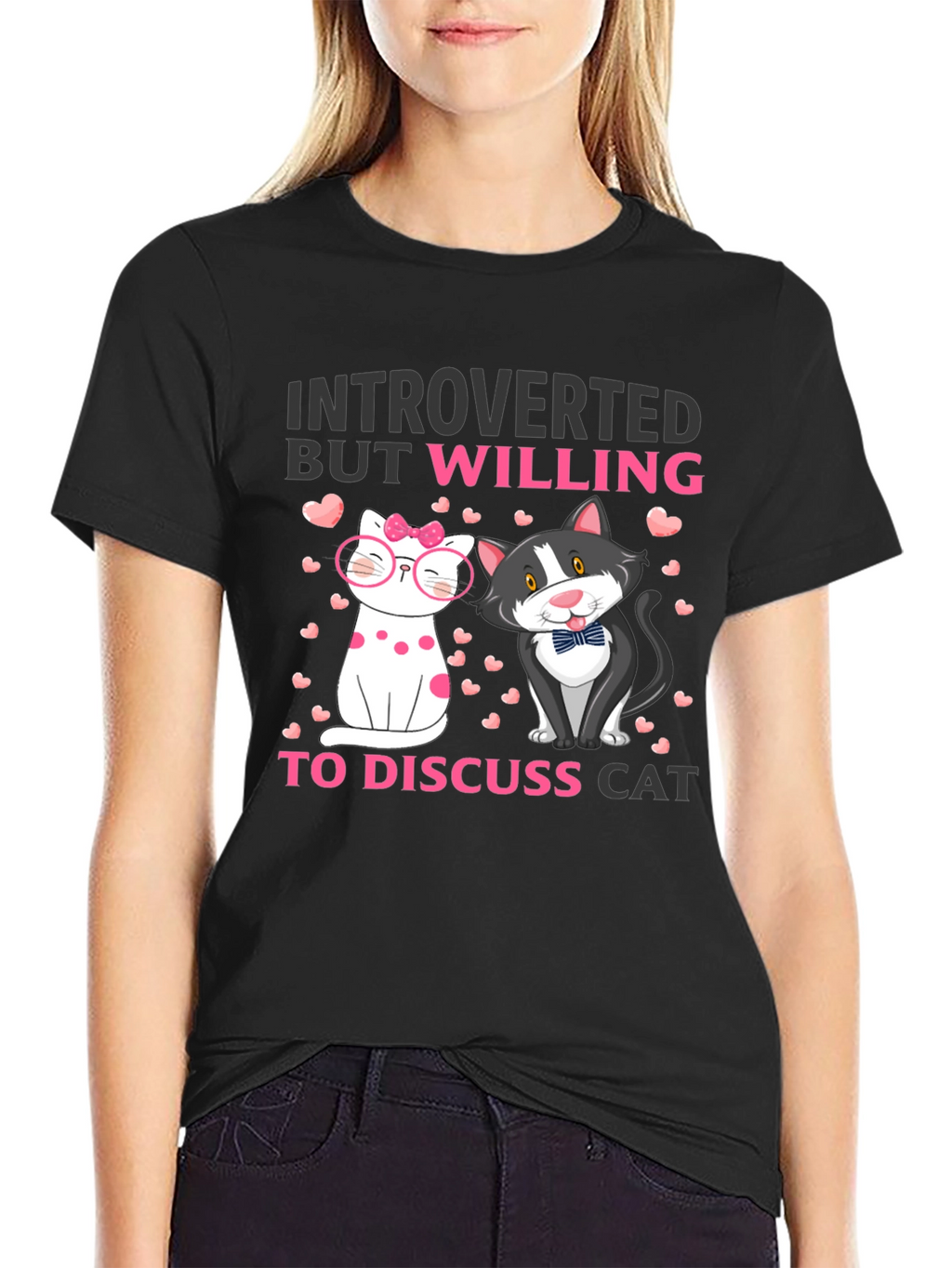 Introverted Cat Lover T-Shirt