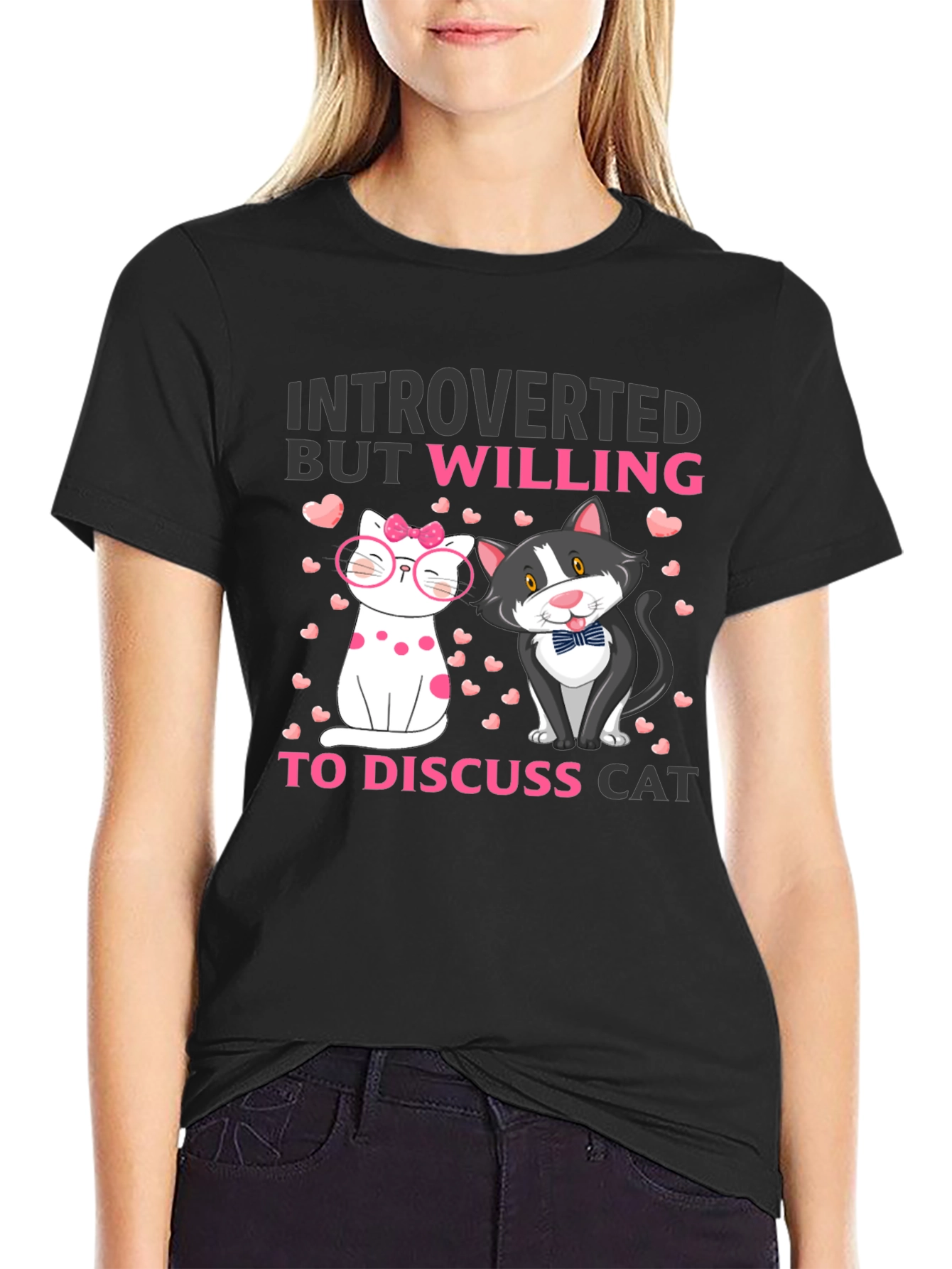 Introverted Cat Lover T-Shirt