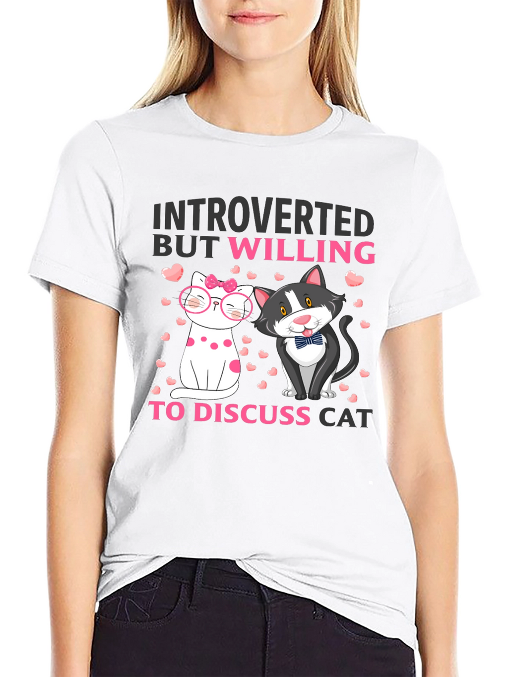 Introverted Cat Lover T-Shirt