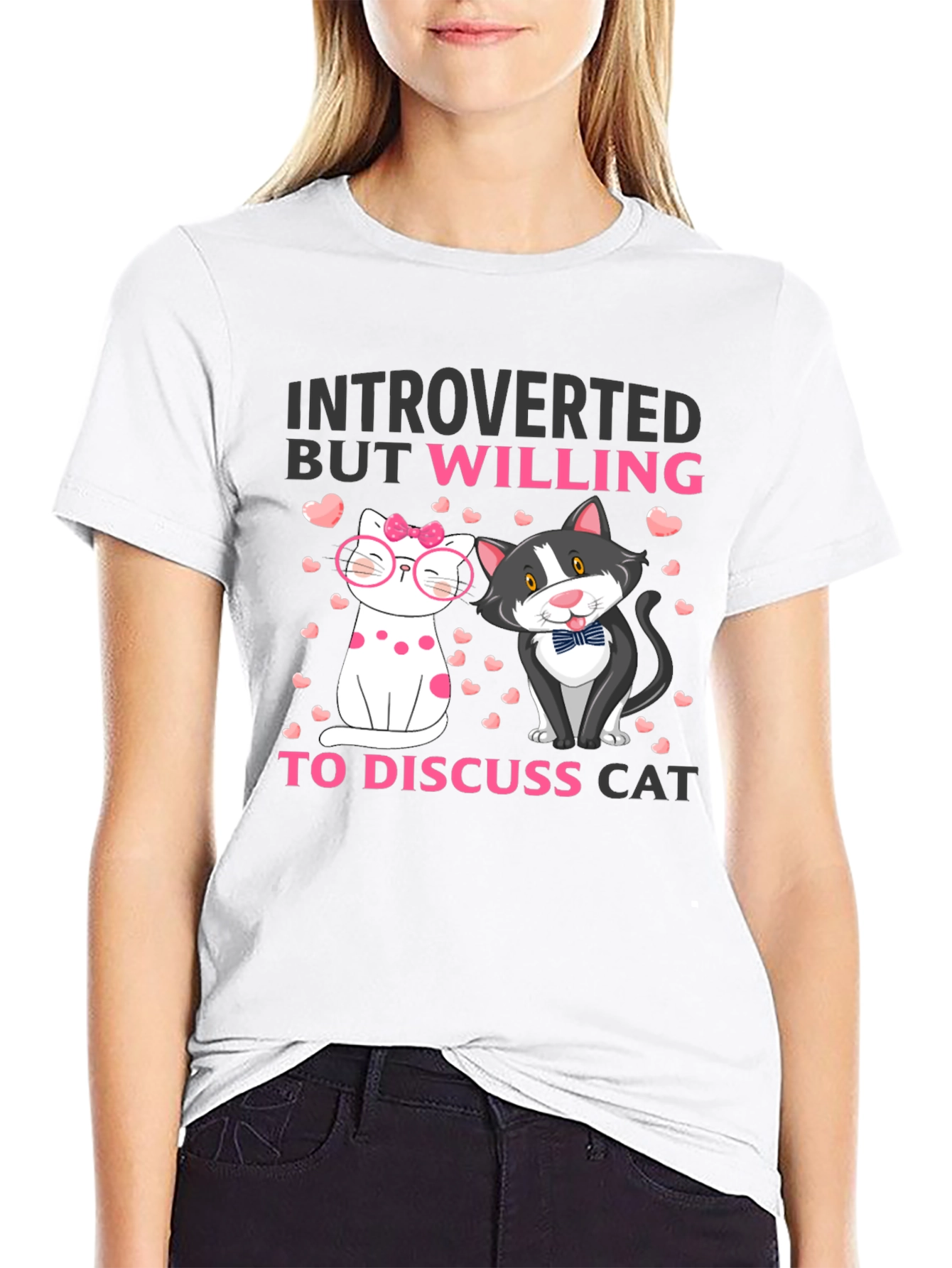 Introverted Cat Lover T-Shirt