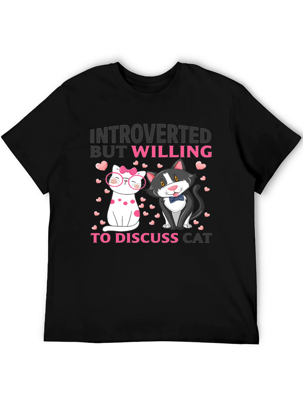 Introverted Cat Lover T-Shirt