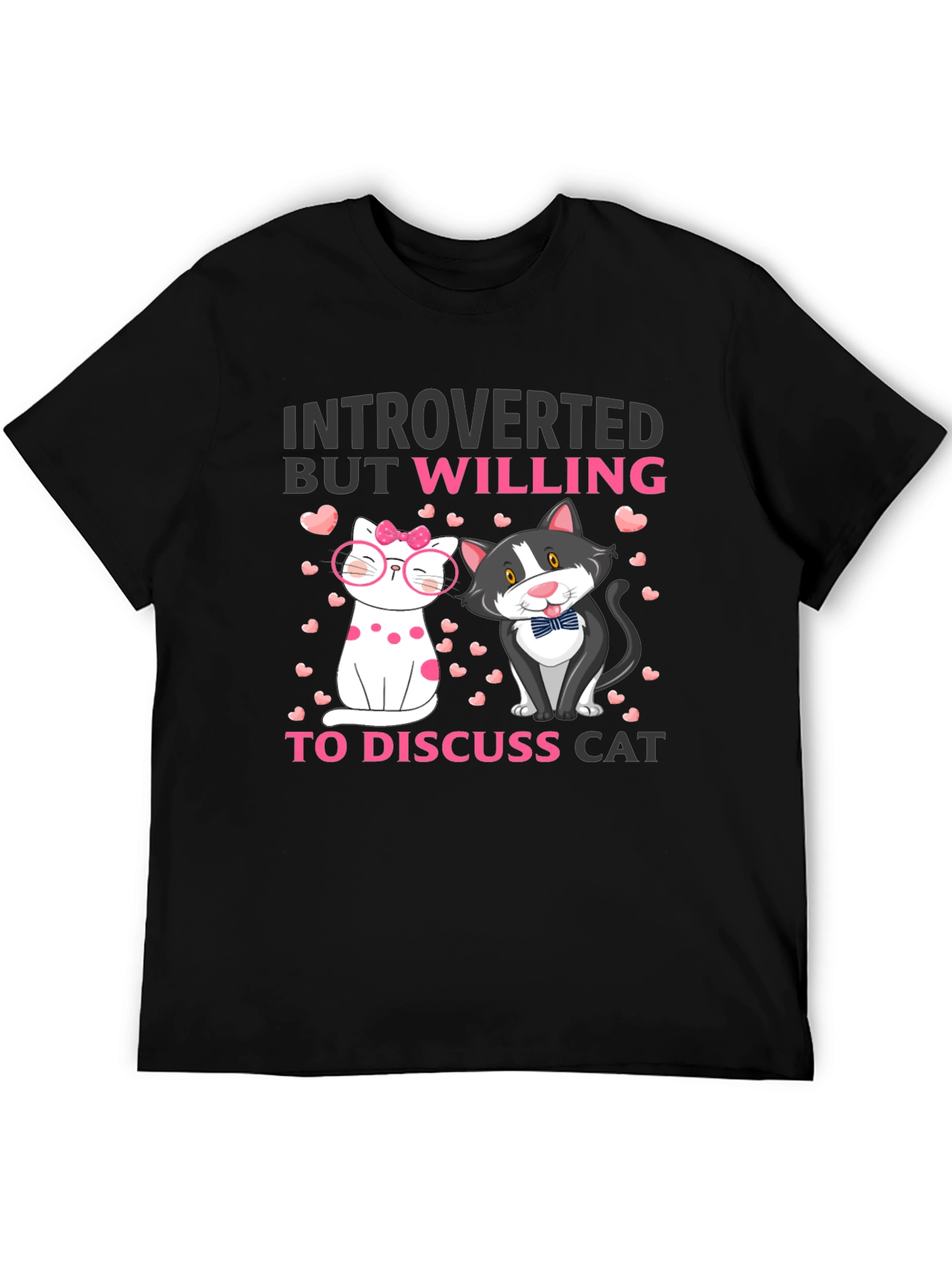 Introverted Cat Lover T-Shirt