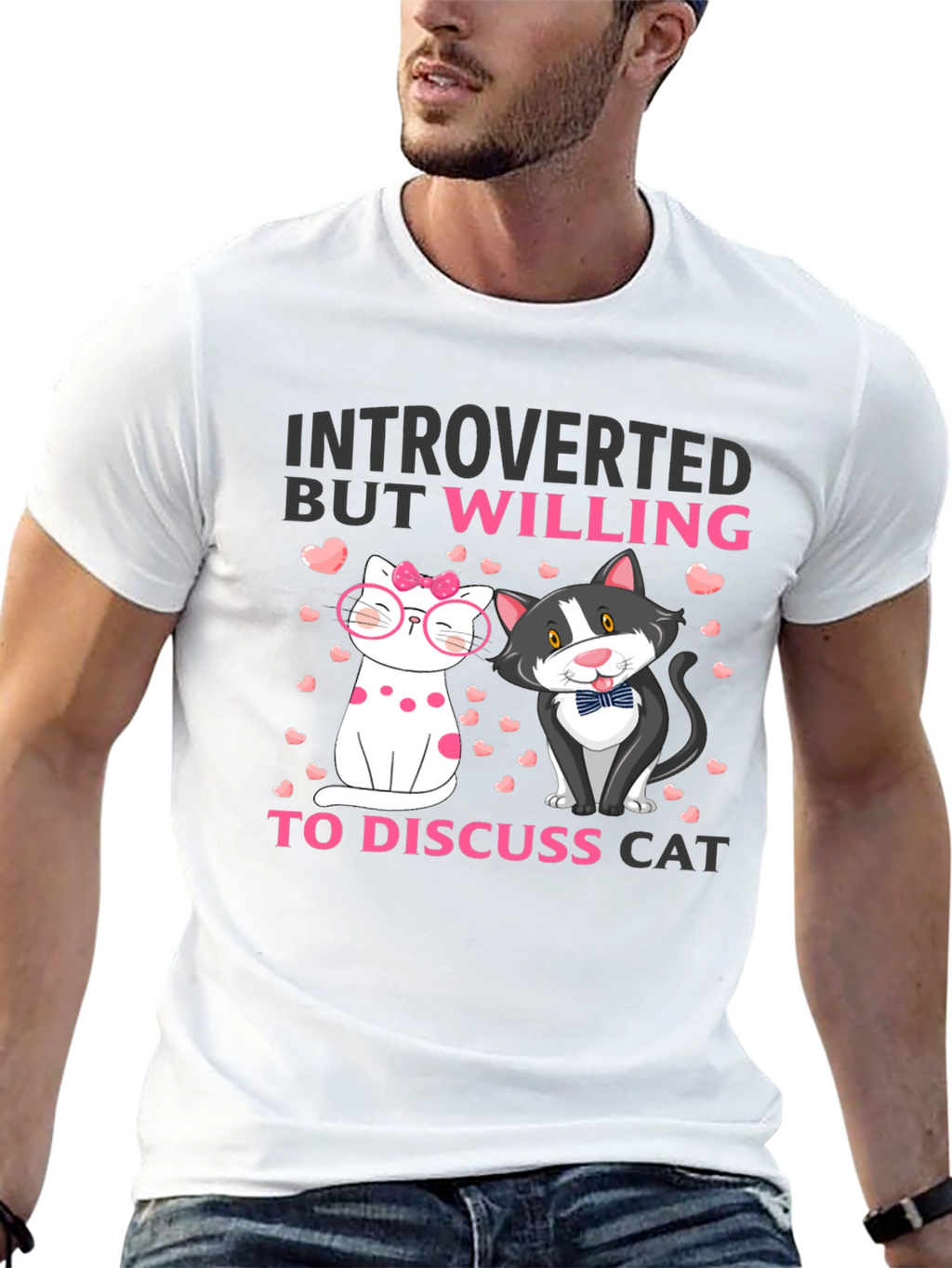 Introverted Cat Lover T-Shirt