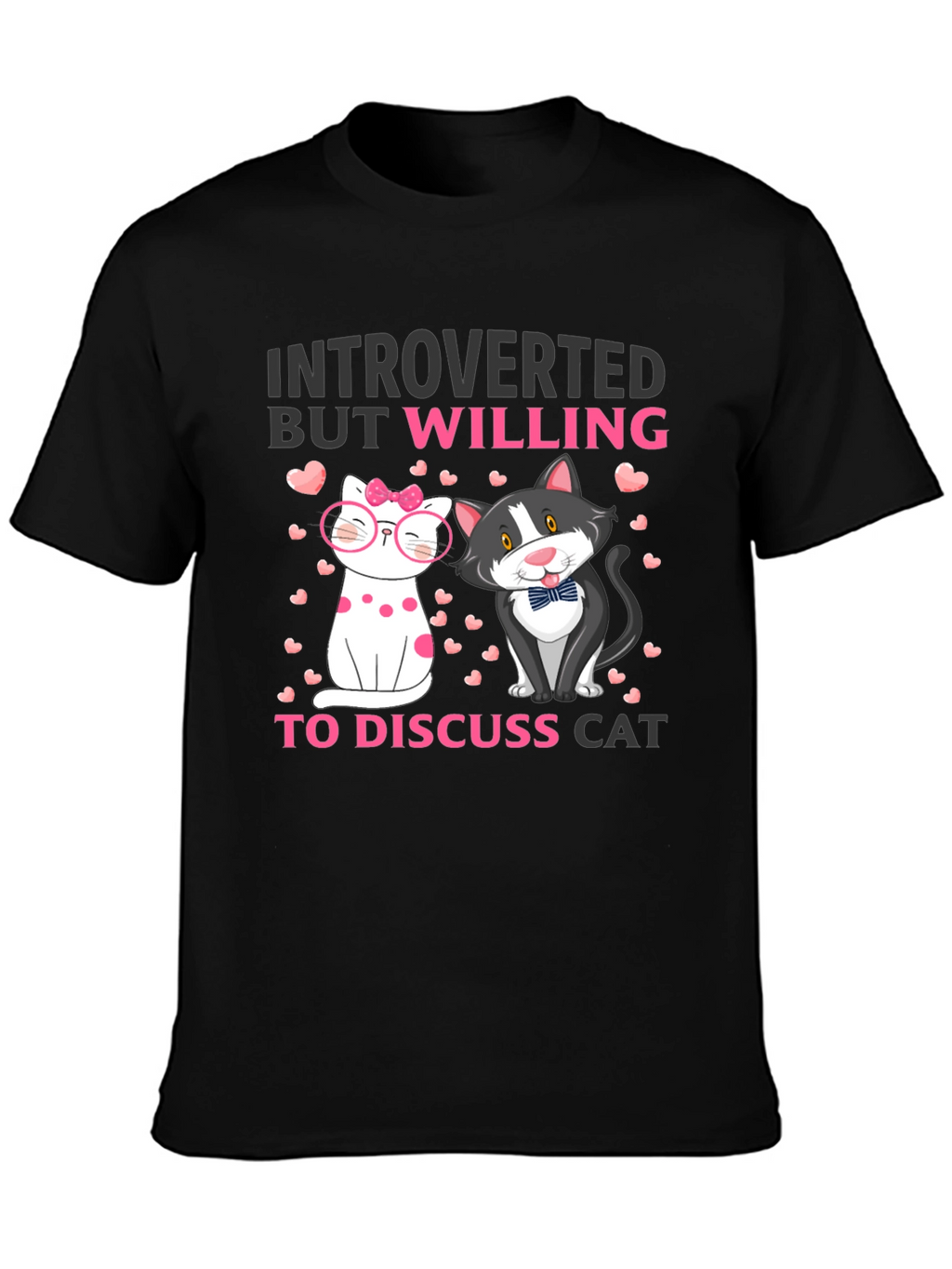 Introverted Cat Lover T-Shirt