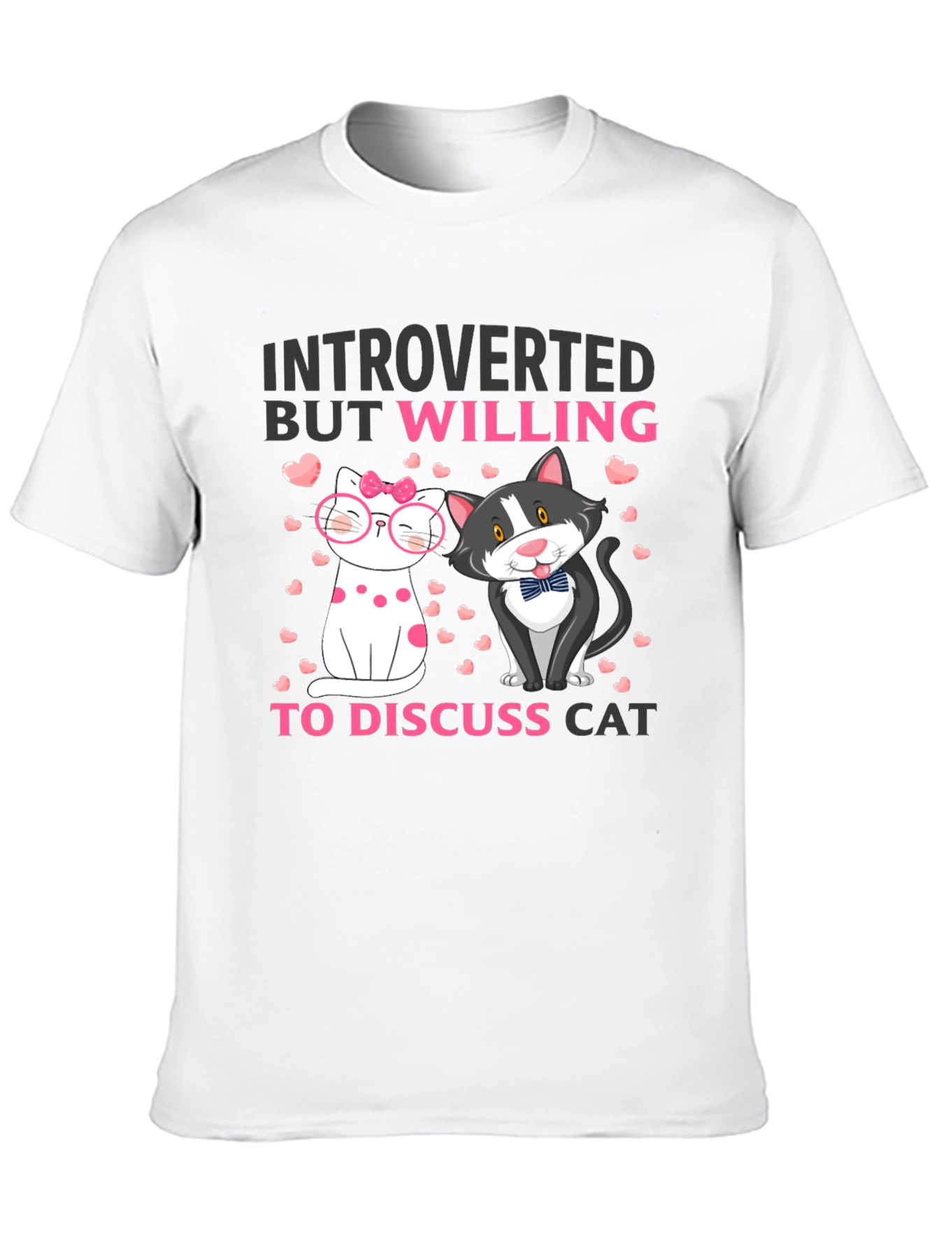 Introverted Cat Lover T-Shirt