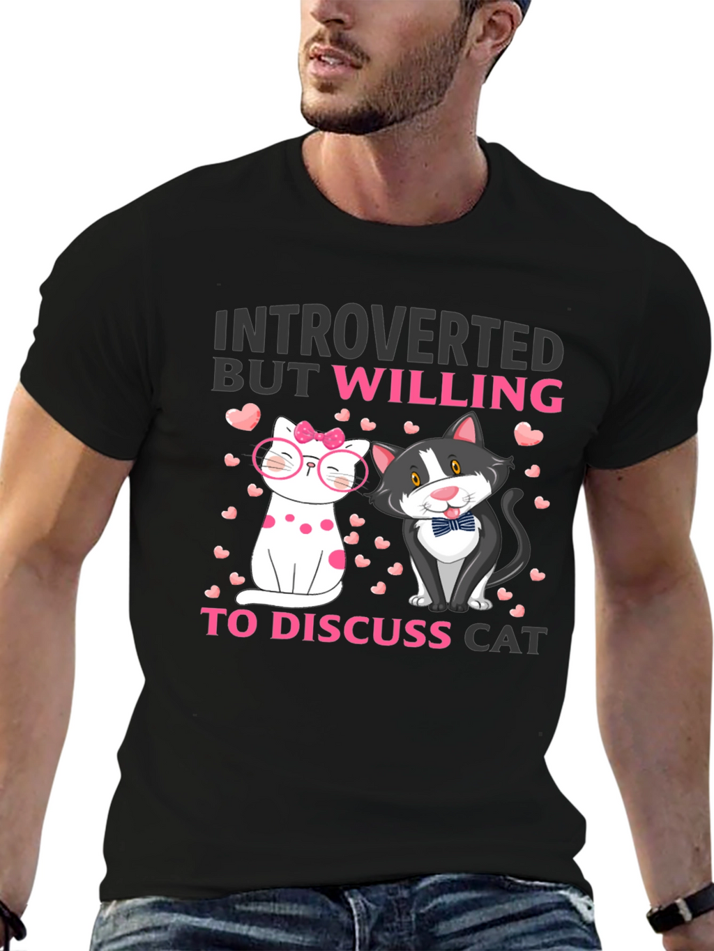 Introverted Cat Lover T-Shirt