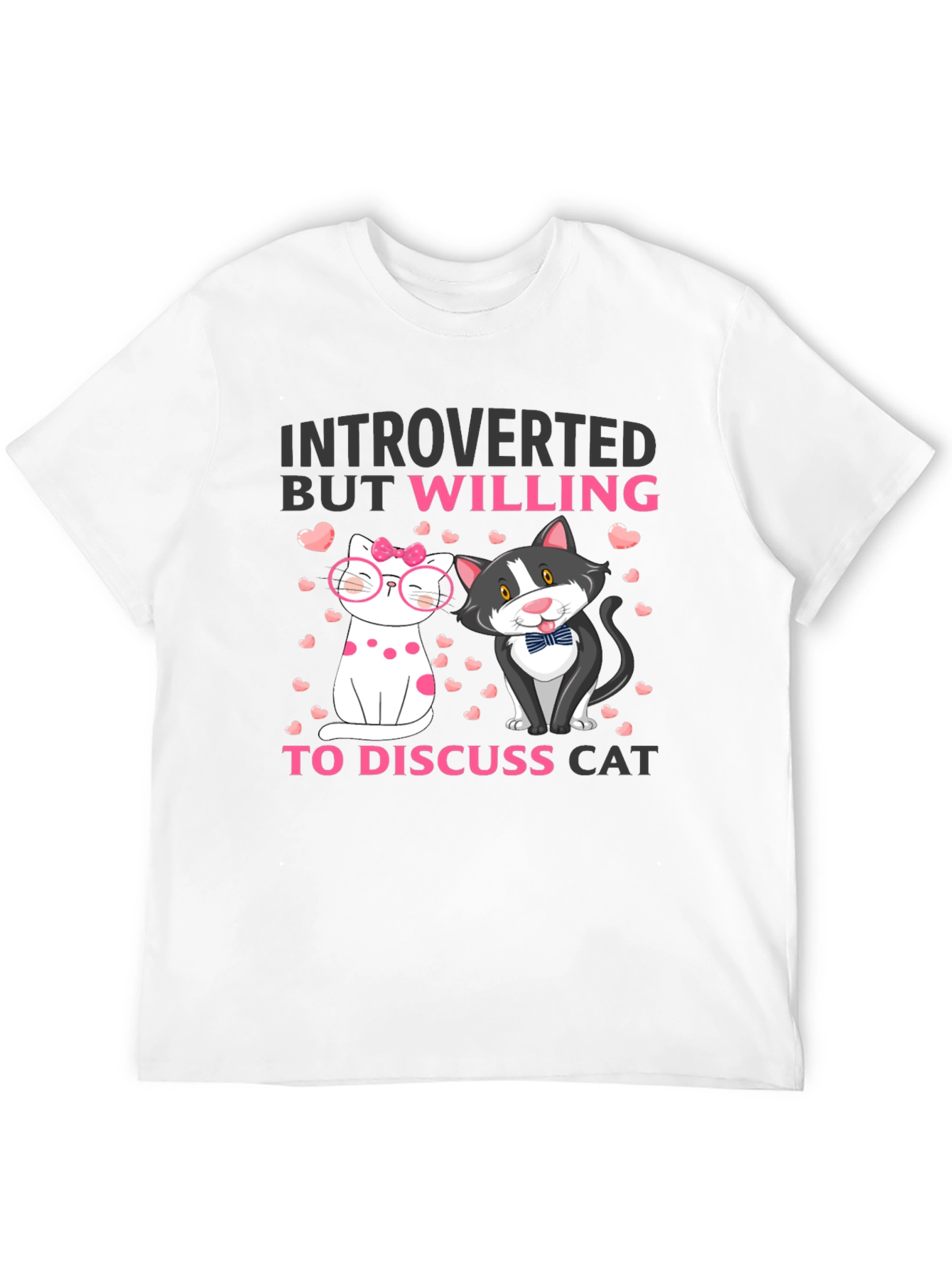 Introverted Cat Lover T-Shirt