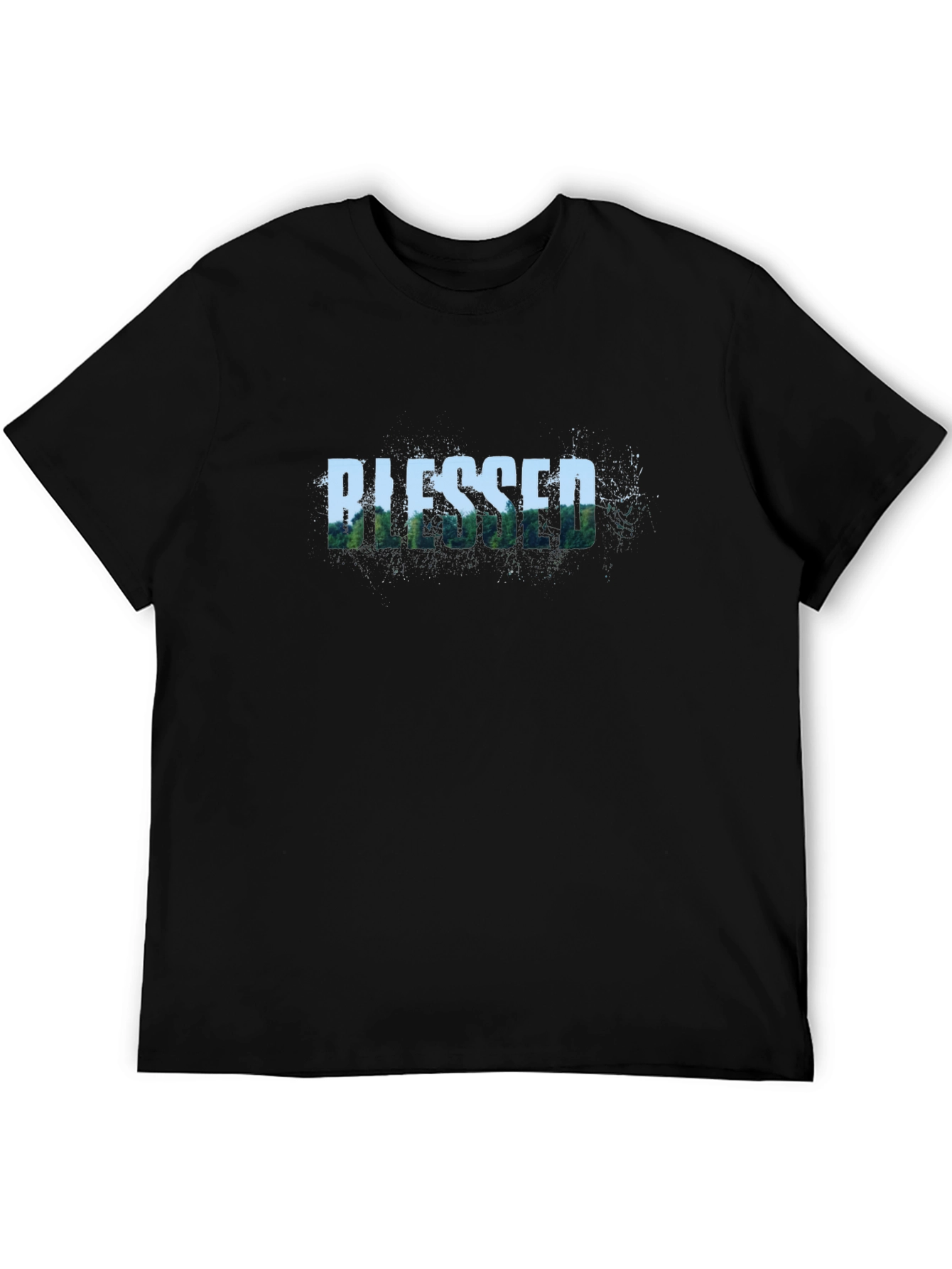 Blessed Graphic Tee - Nature Inspired Print