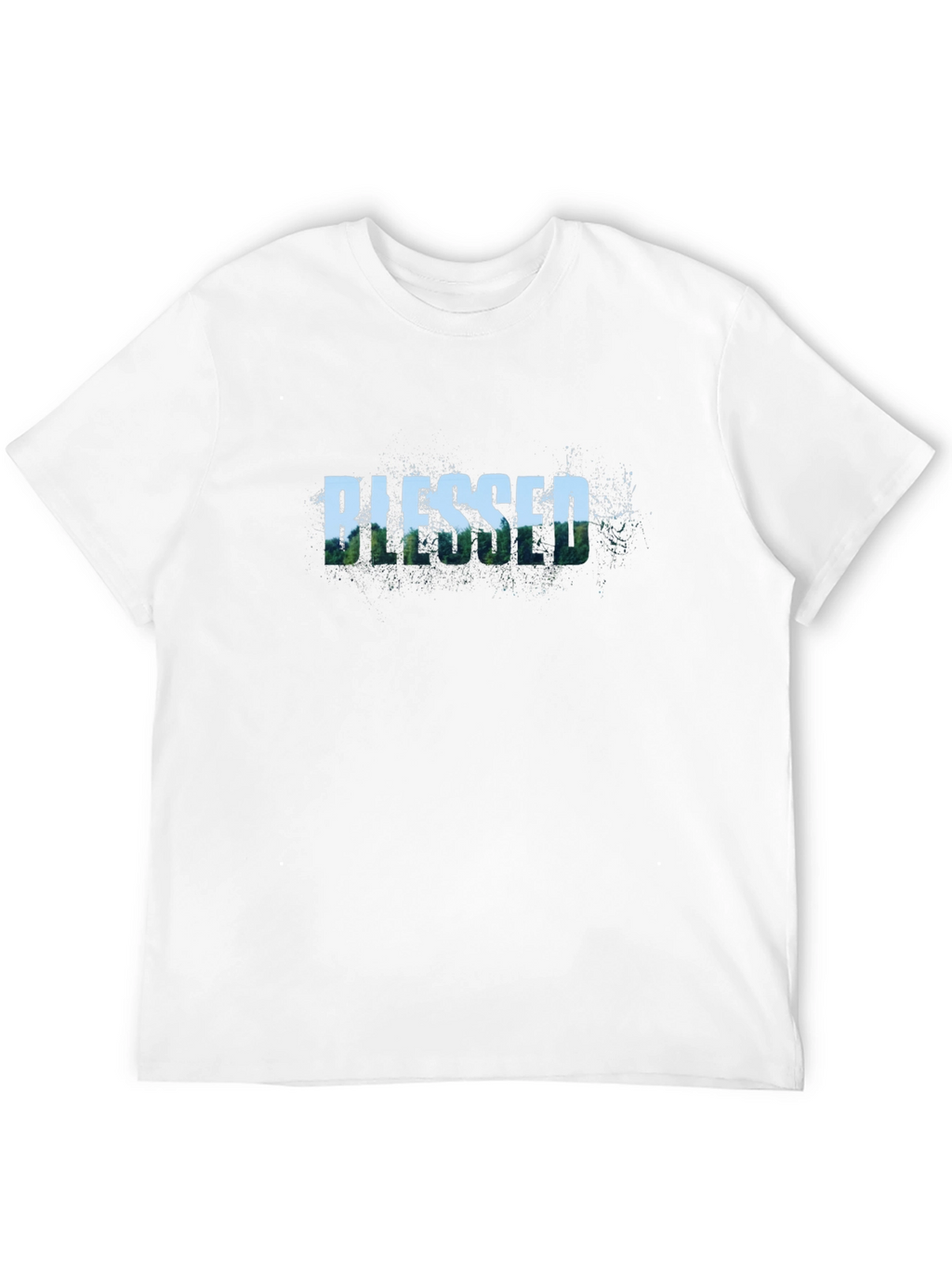 Blessed Graphic Tee - Nature Inspired Print