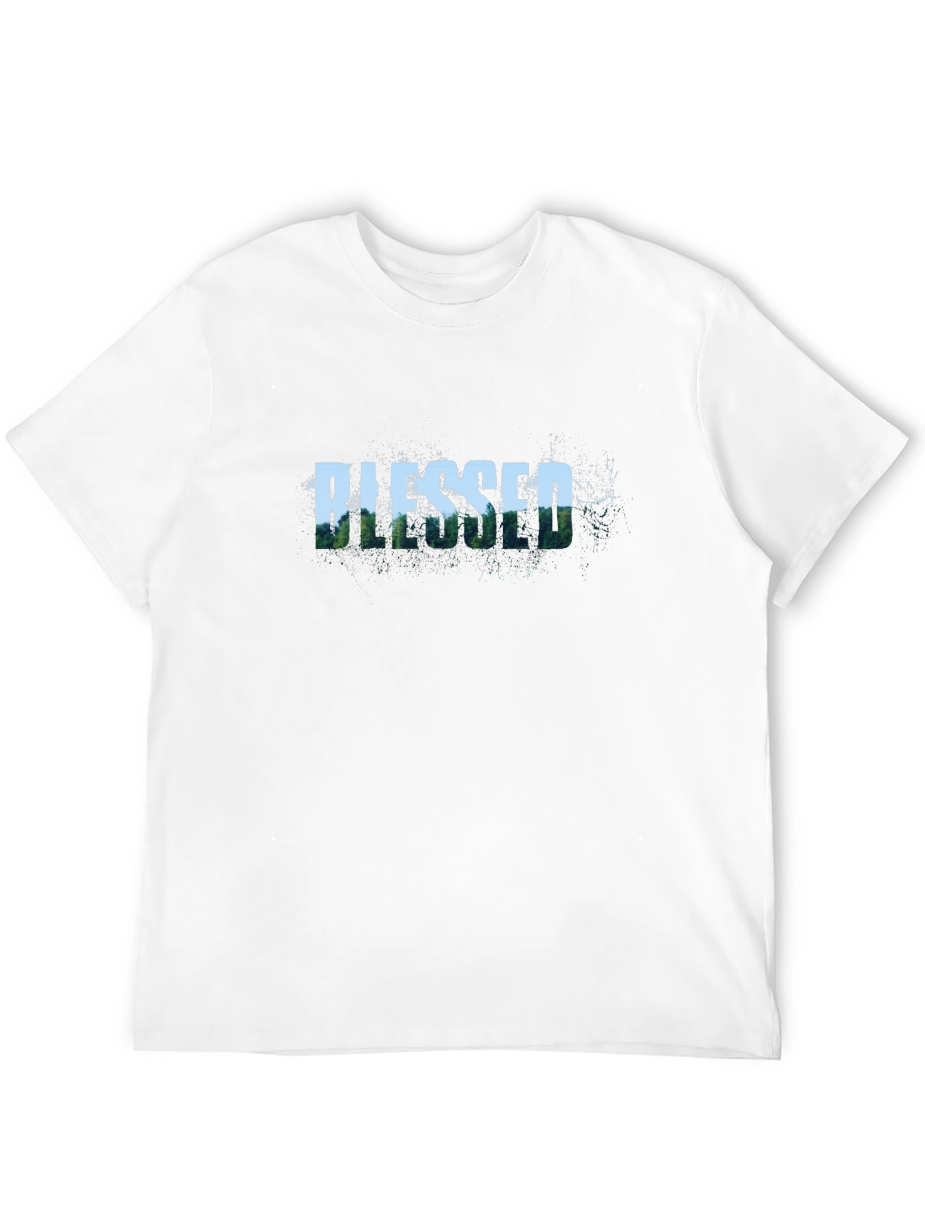 Blessed Graphic Tee - Nature Inspired Print