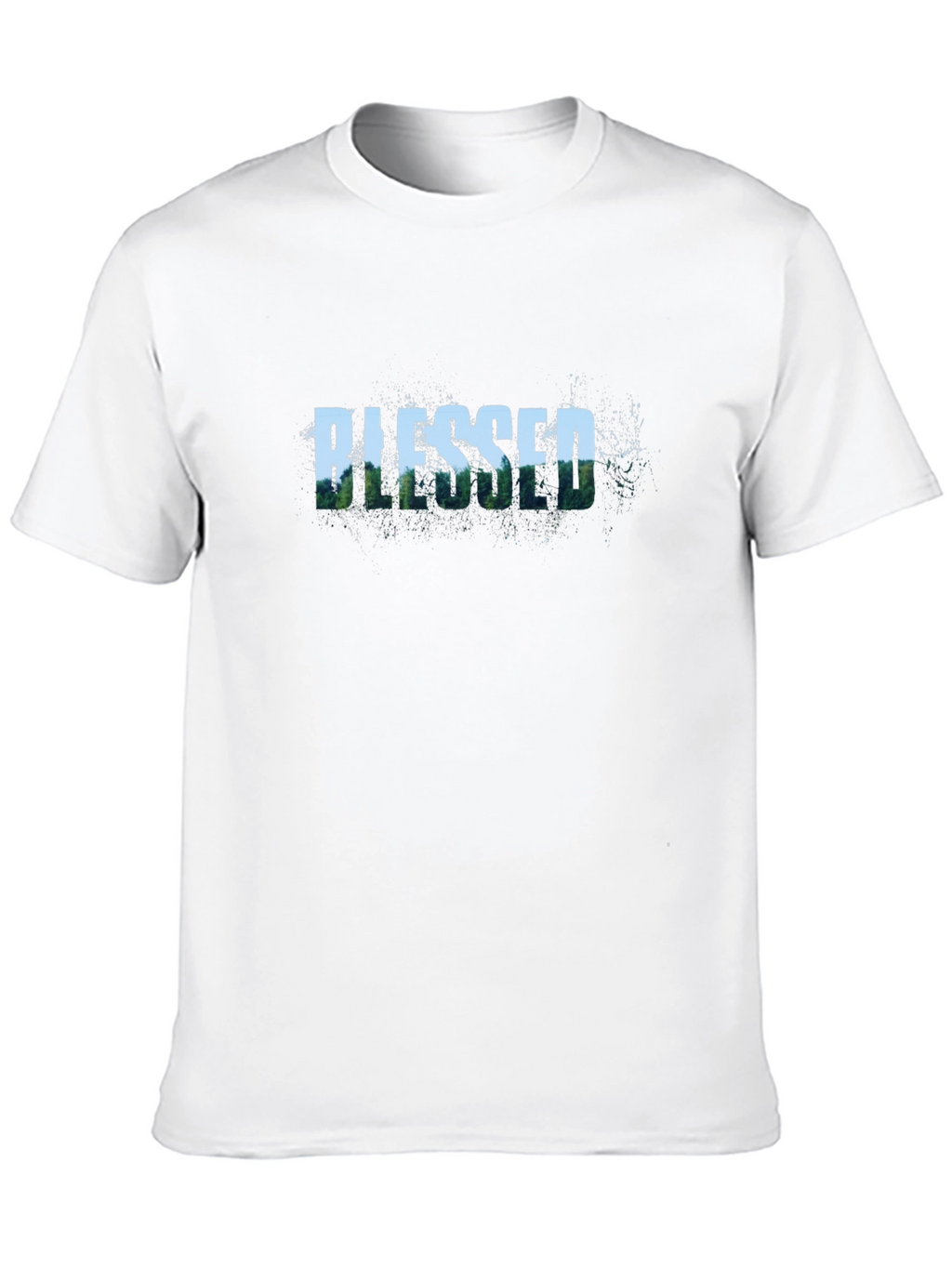 Blessed Graphic Tee - Nature Inspired Print