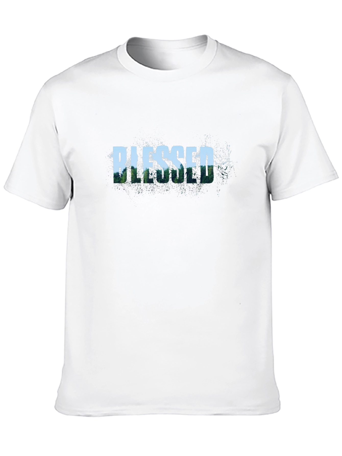 Blessed Graphic Tee - Nature Inspired Print