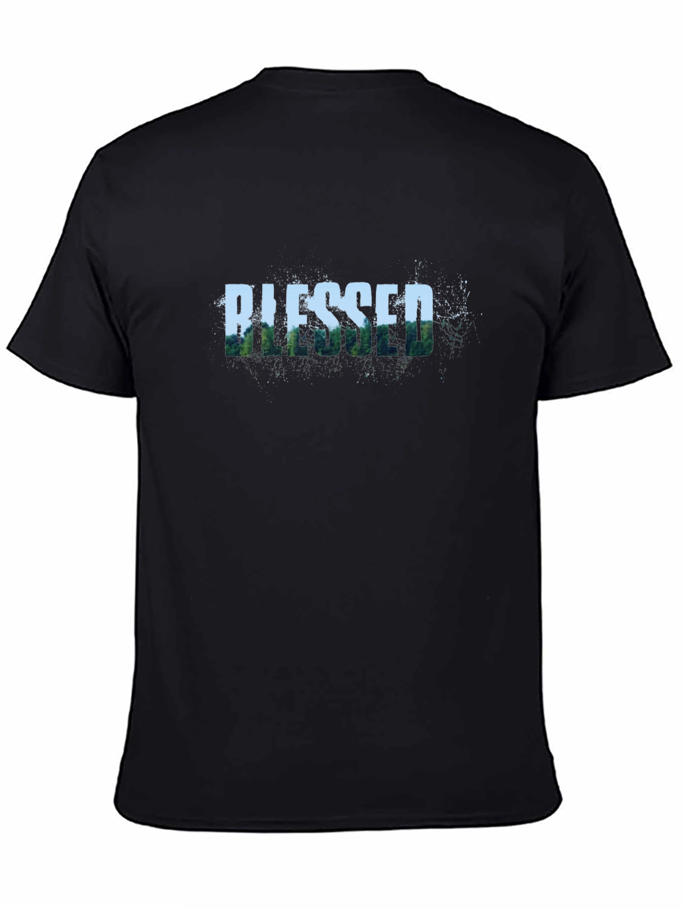 Blessed Graphic Tee - Nature Inspired Print