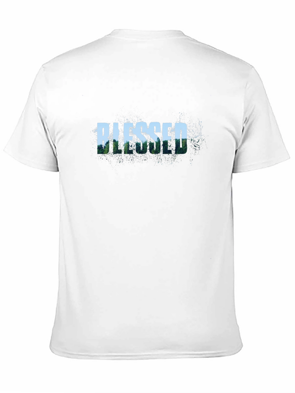 Blessed Graphic Tee - Nature Inspired Print