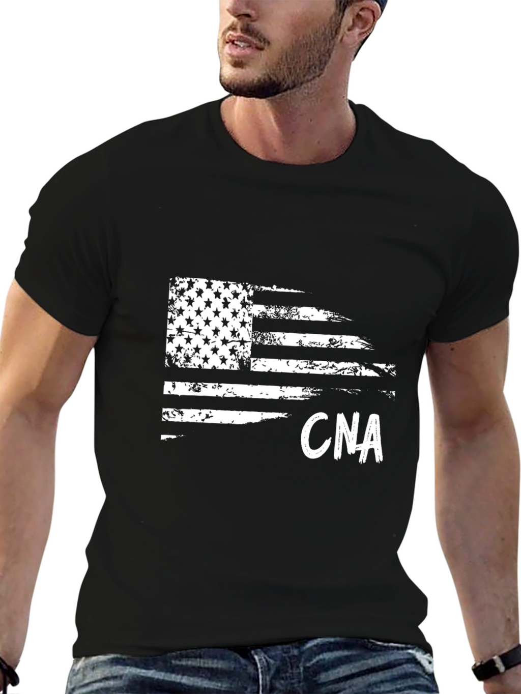 CNA American Flag Patriotic T-Shirt