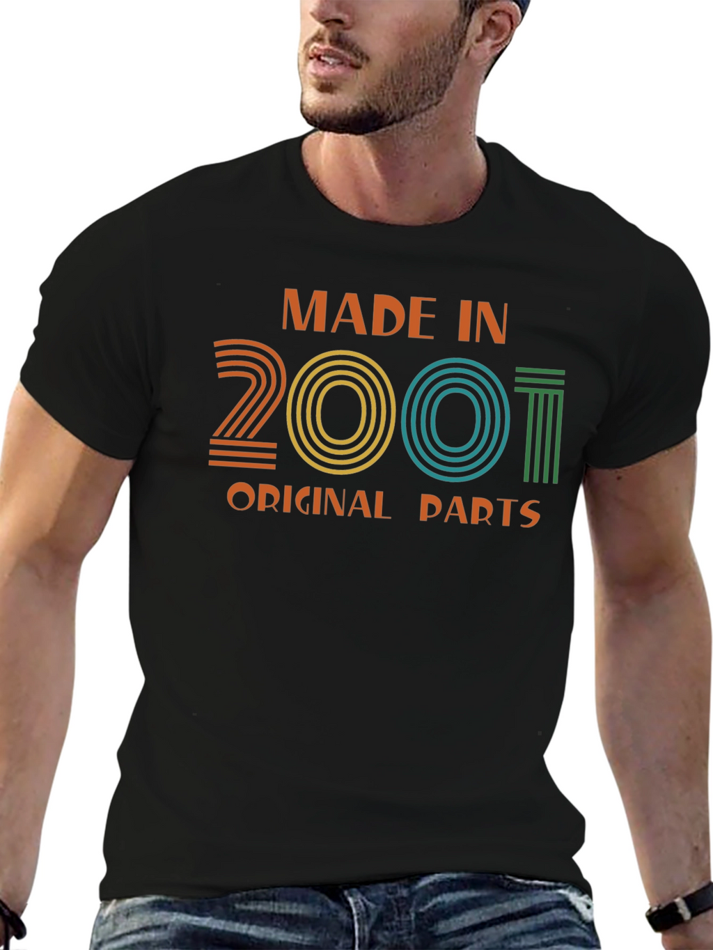 Made in 2001 Original Parts Graphic T-Shirt