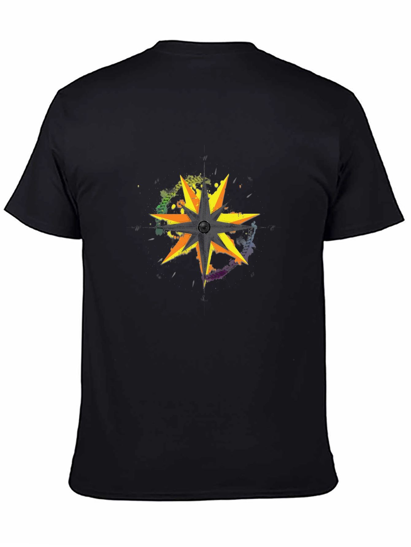 Starburst Graphic Black T-Shirt