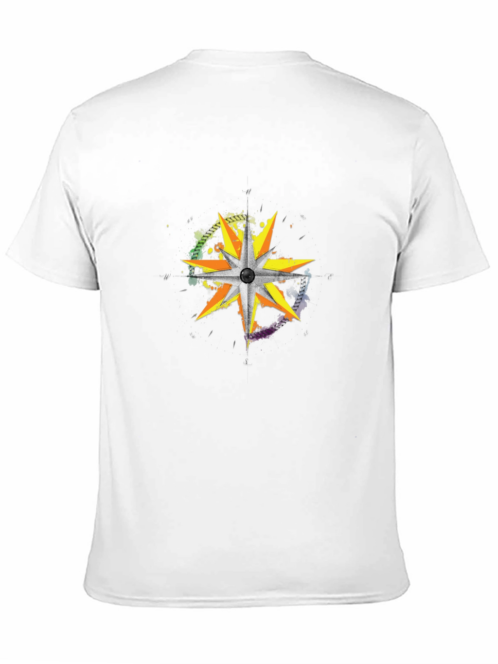 Starburst Graphic Black T-Shirt