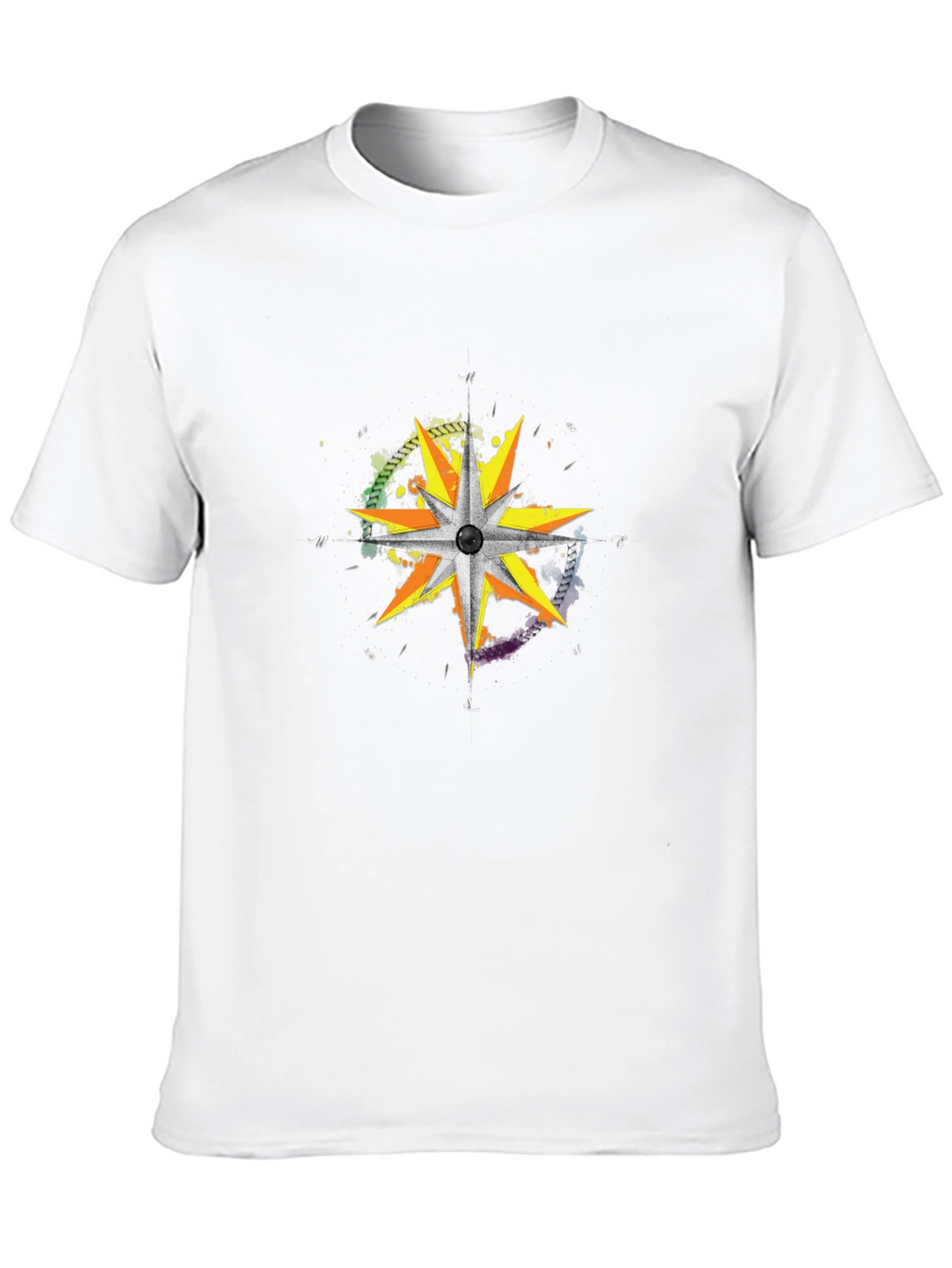 Starburst Graphic Black T-Shirt