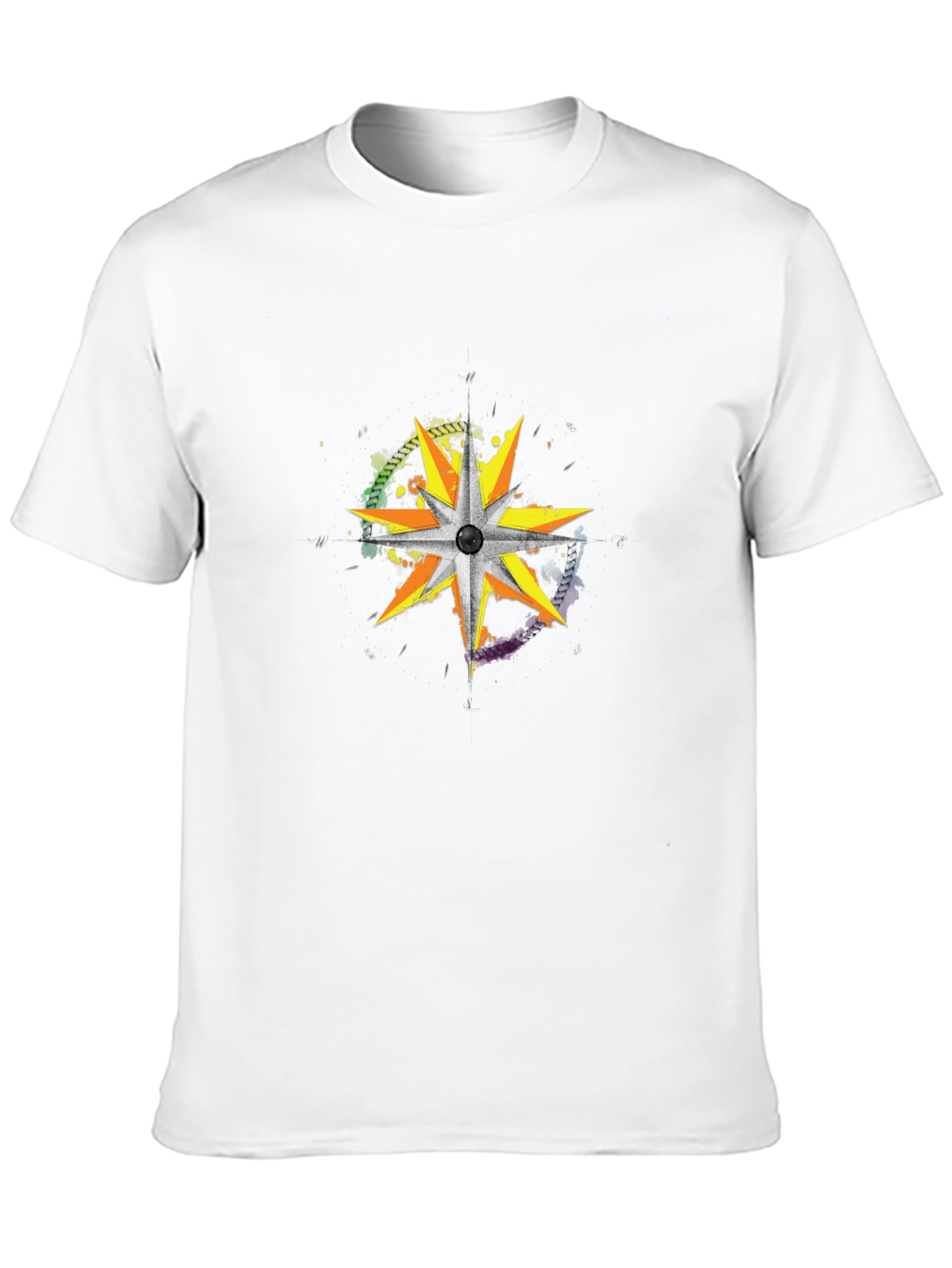 Starburst Graphic Black T-Shirt