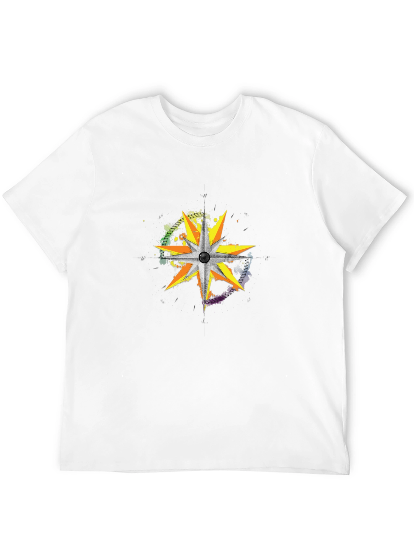 Starburst Graphic Black T-Shirt