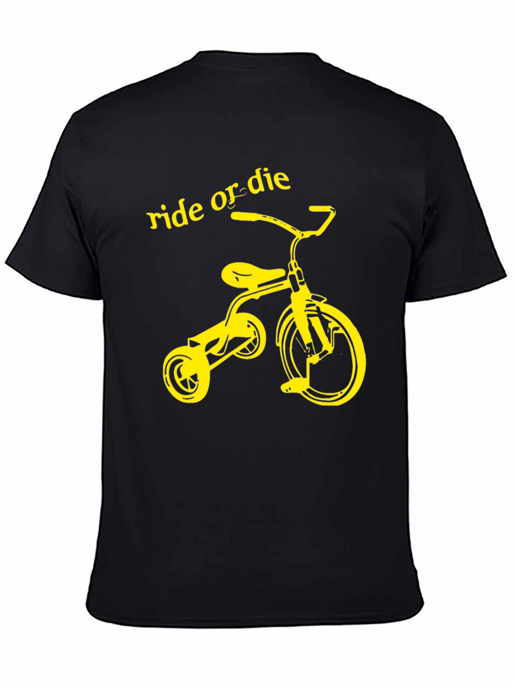 Ride or Die Tricycle T-Shirt - Black