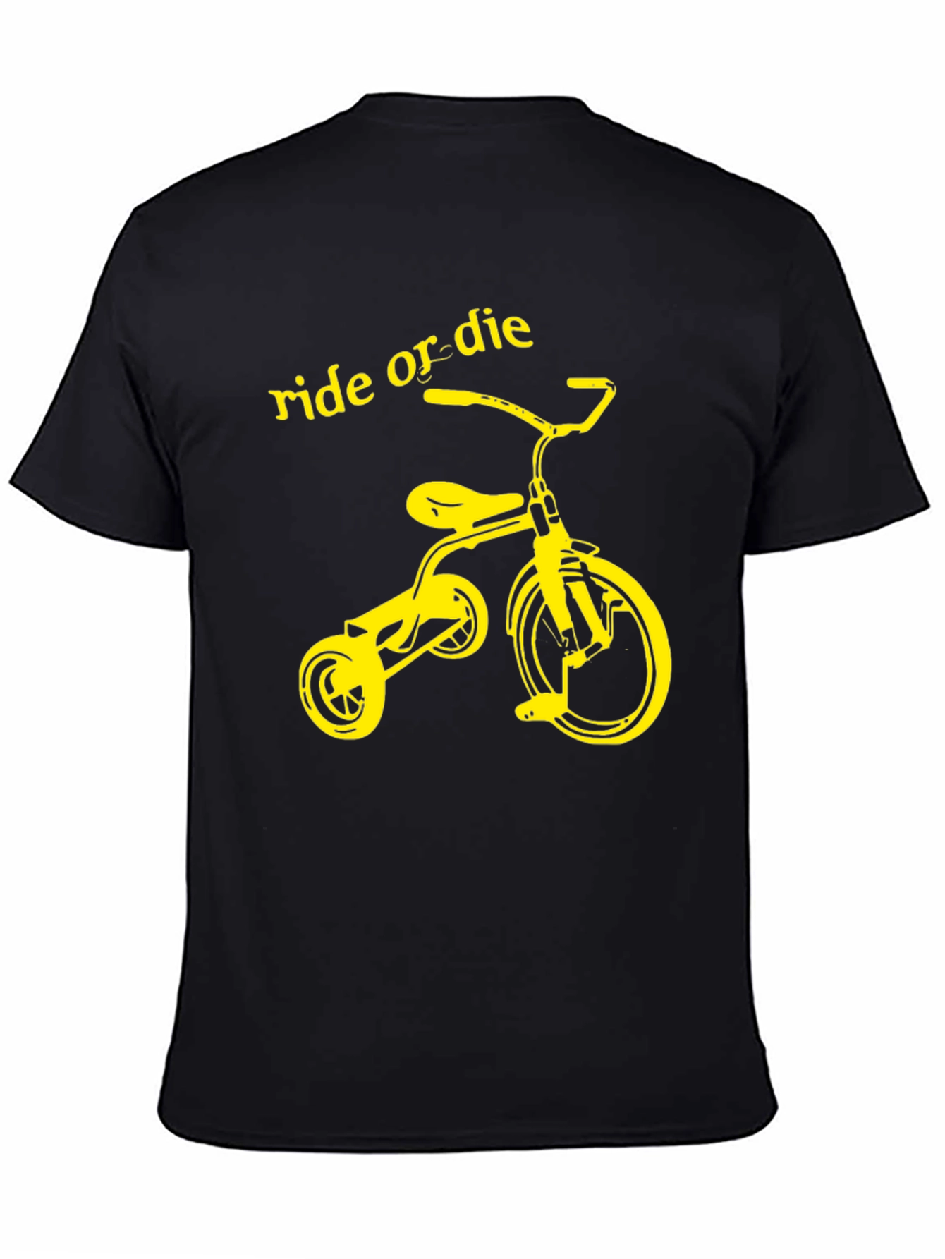Ride or Die Tricycle T-Shirt - Black