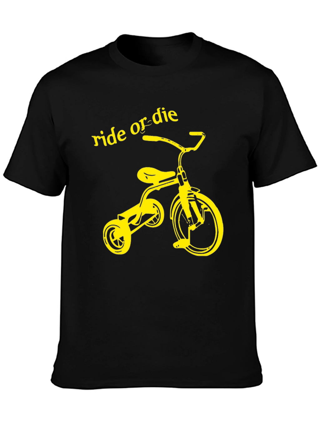 Ride or Die Tricycle T-Shirt - Black