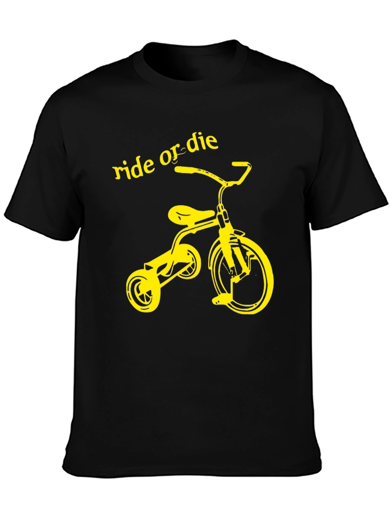 Ride or Die Tricycle T-Shirt - Black