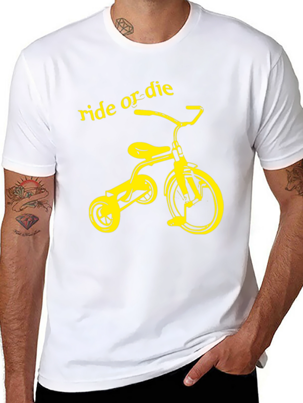 Ride or Die Tricycle T-Shirt - Black