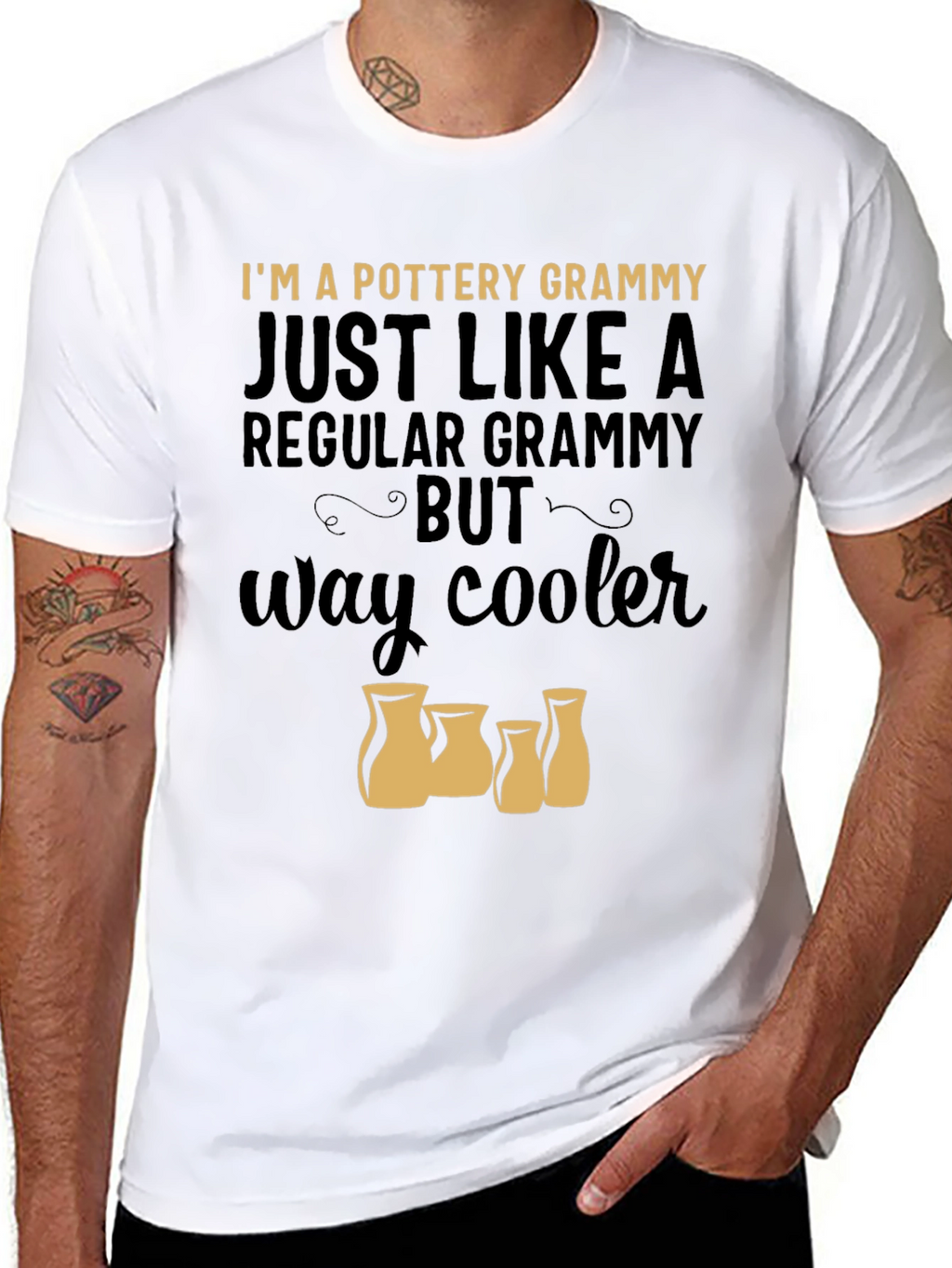 Pottery Grammy T-Shirt - Way Cooler Grandma Gift