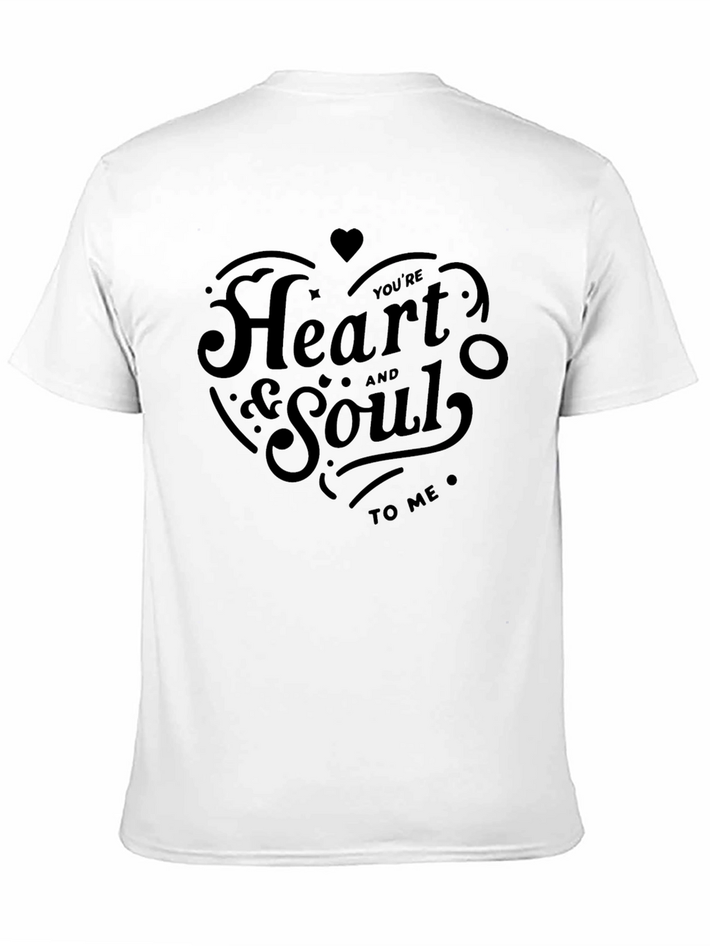 Heart and Soul Graphic Tee - Black