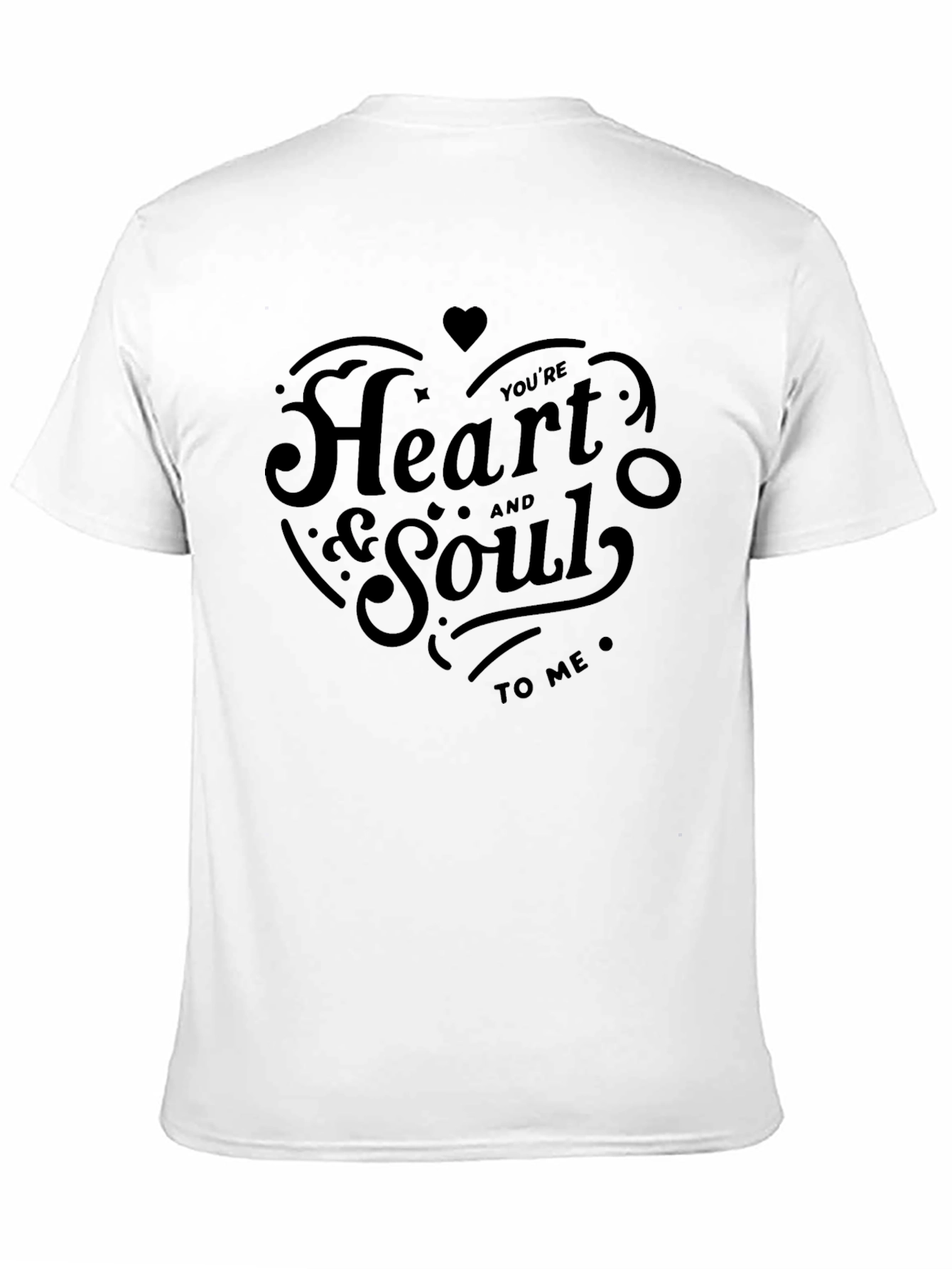 Heart and Soul Graphic Tee - Black