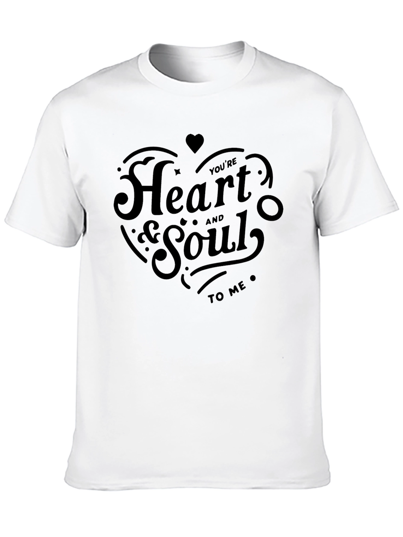 Heart and Soul Graphic Tee - Black
