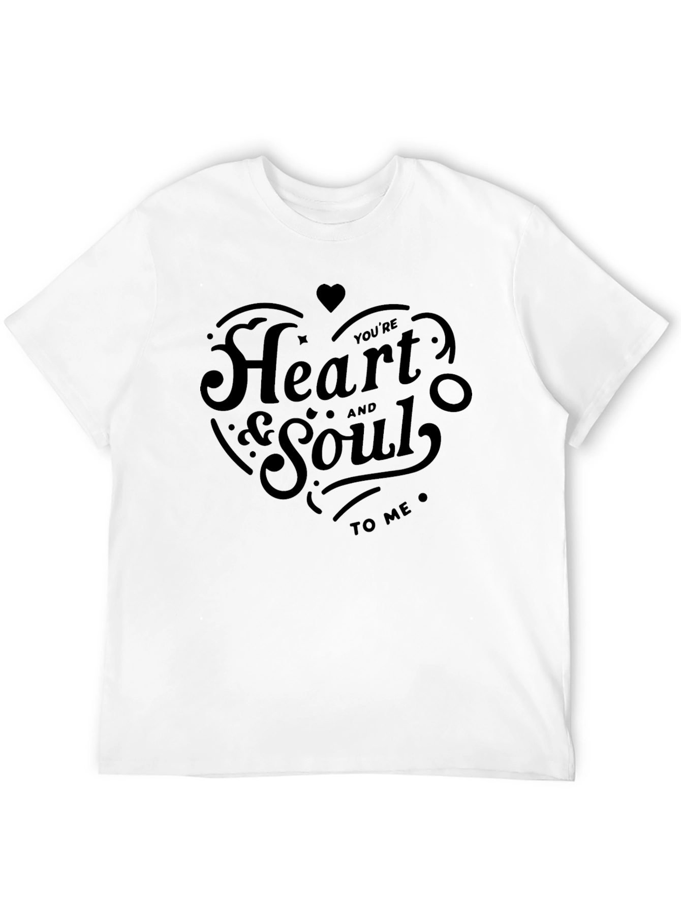 Heart and Soul Graphic Tee - Black