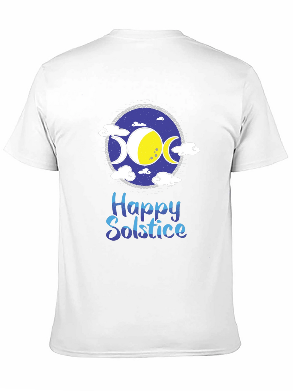 Happy Solstice Graphic T-Shirt - Black