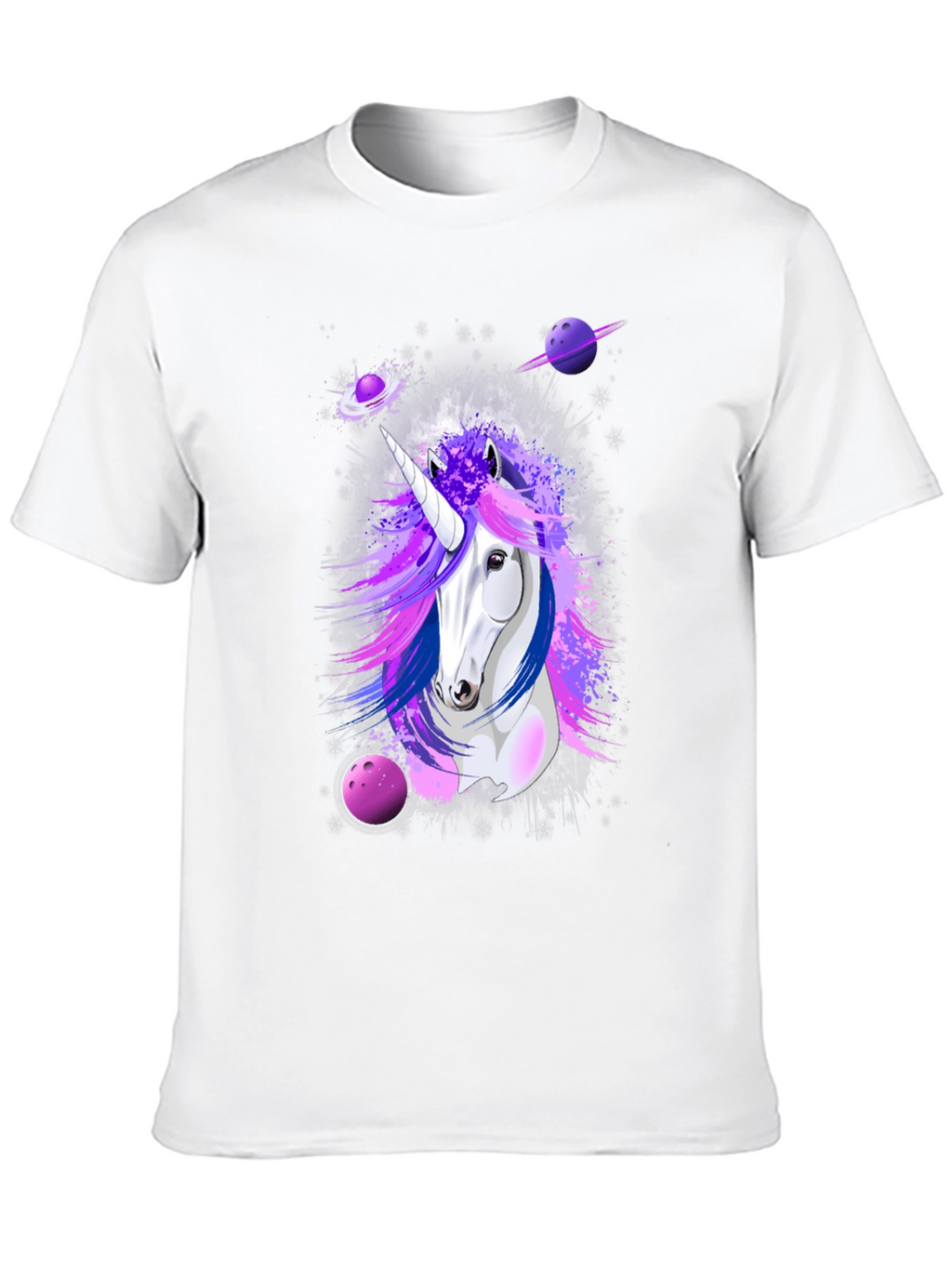 Unicorn Galaxy Graphic Print Tee