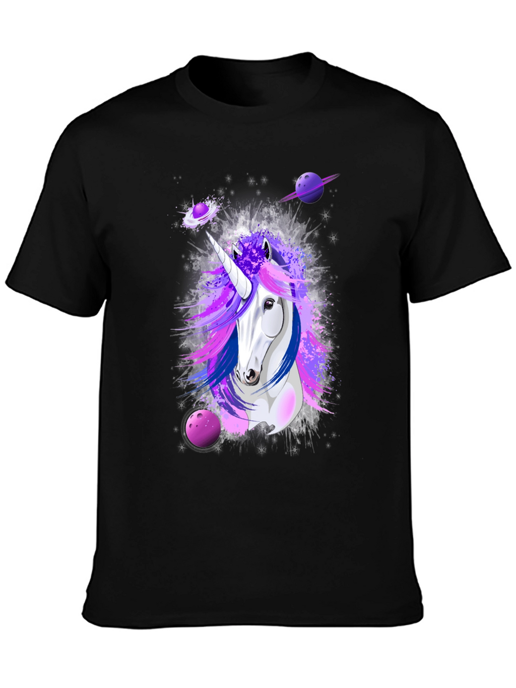 Unicorn Galaxy Graphic Print Tee