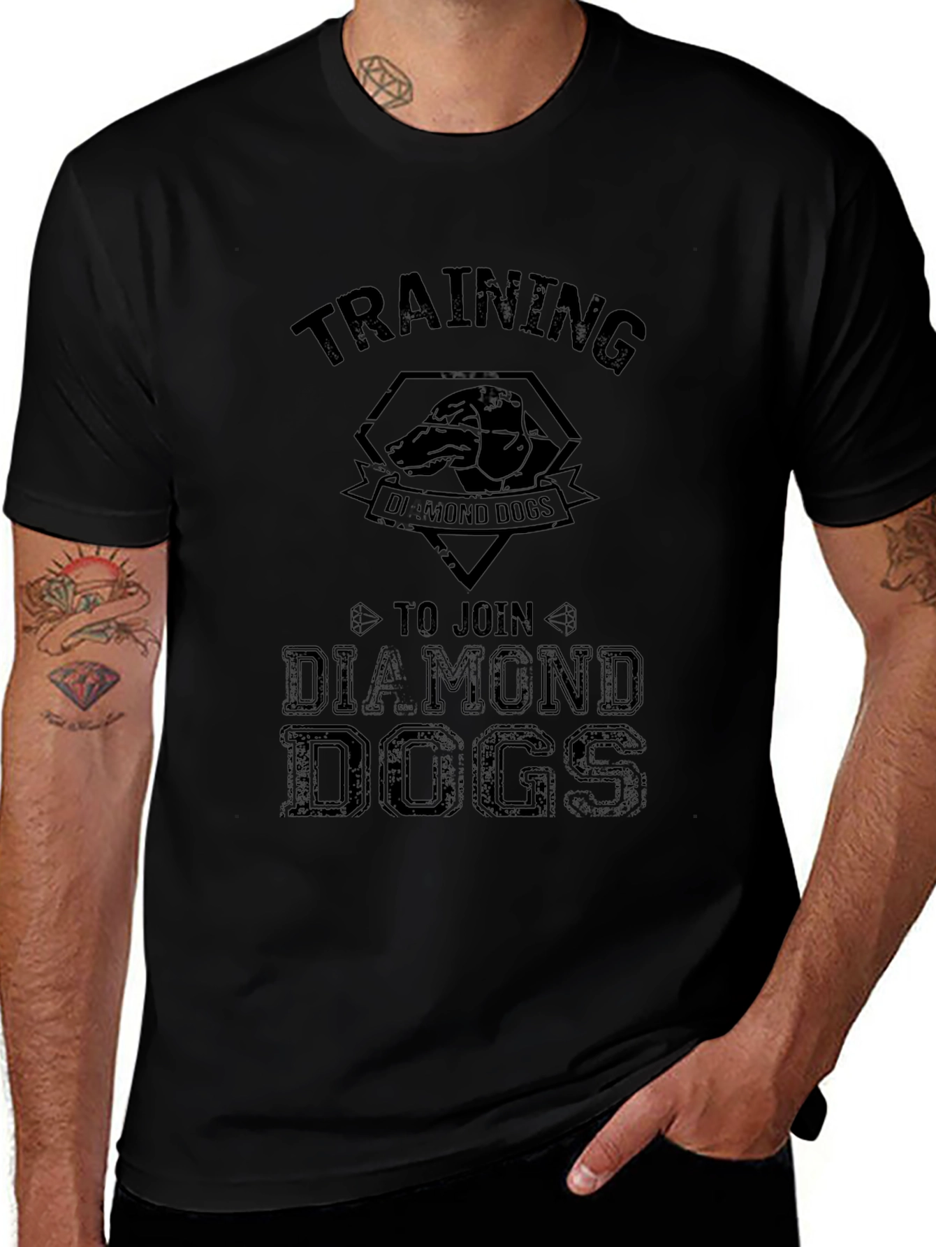 Diamond Dogs Training Black T-Shirt