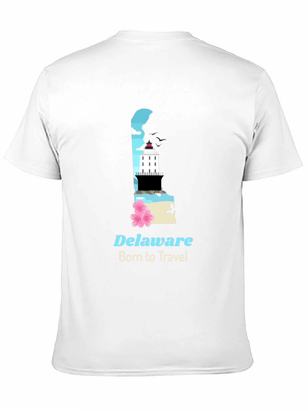 Delaware Travel T-Shirt - Born to Travel