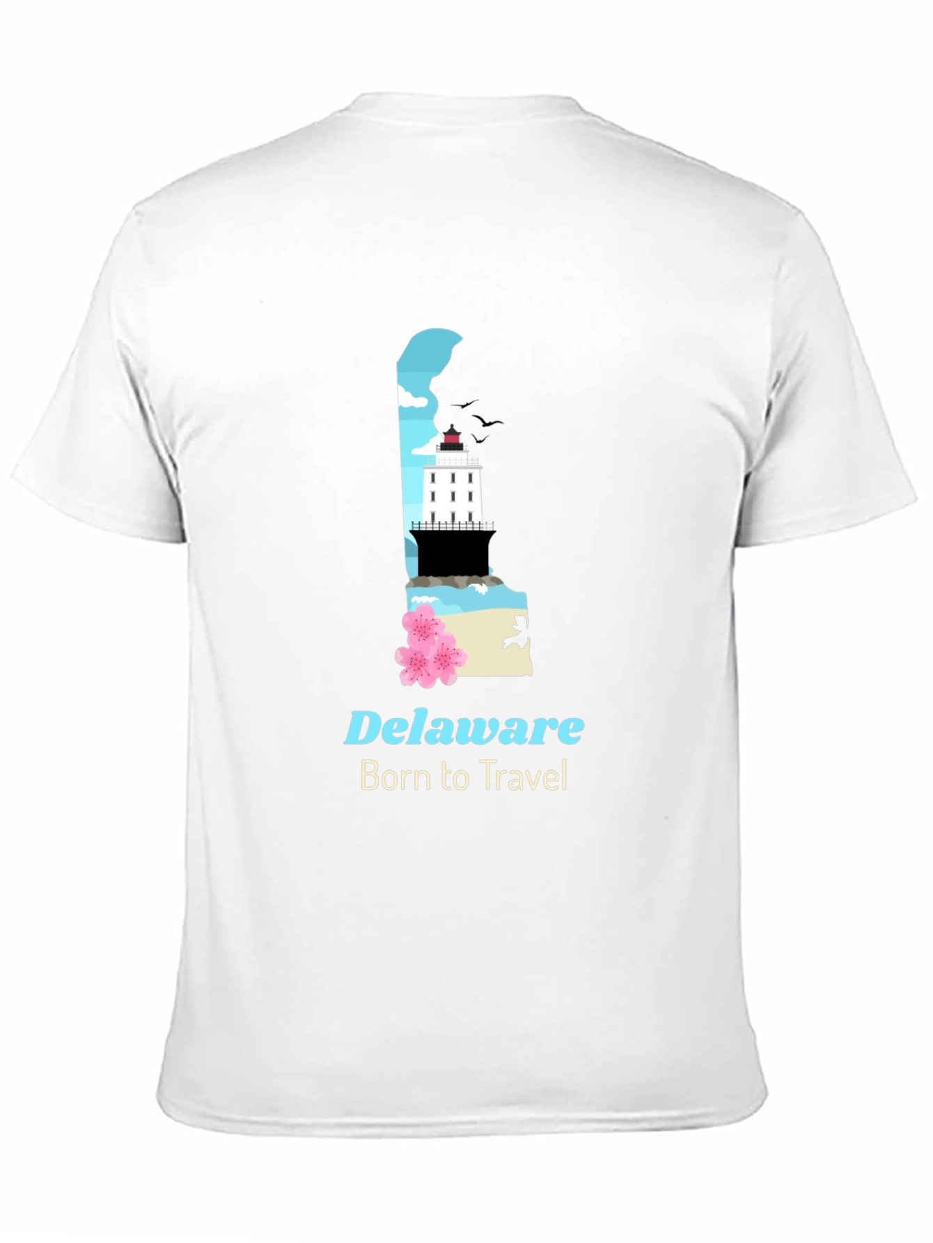 Delaware Travel T-Shirt - Born to Travel