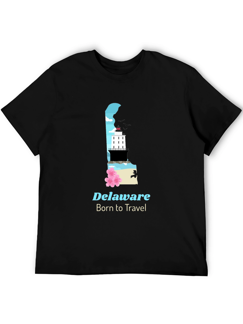Delaware Travel T-Shirt - Born to Travel