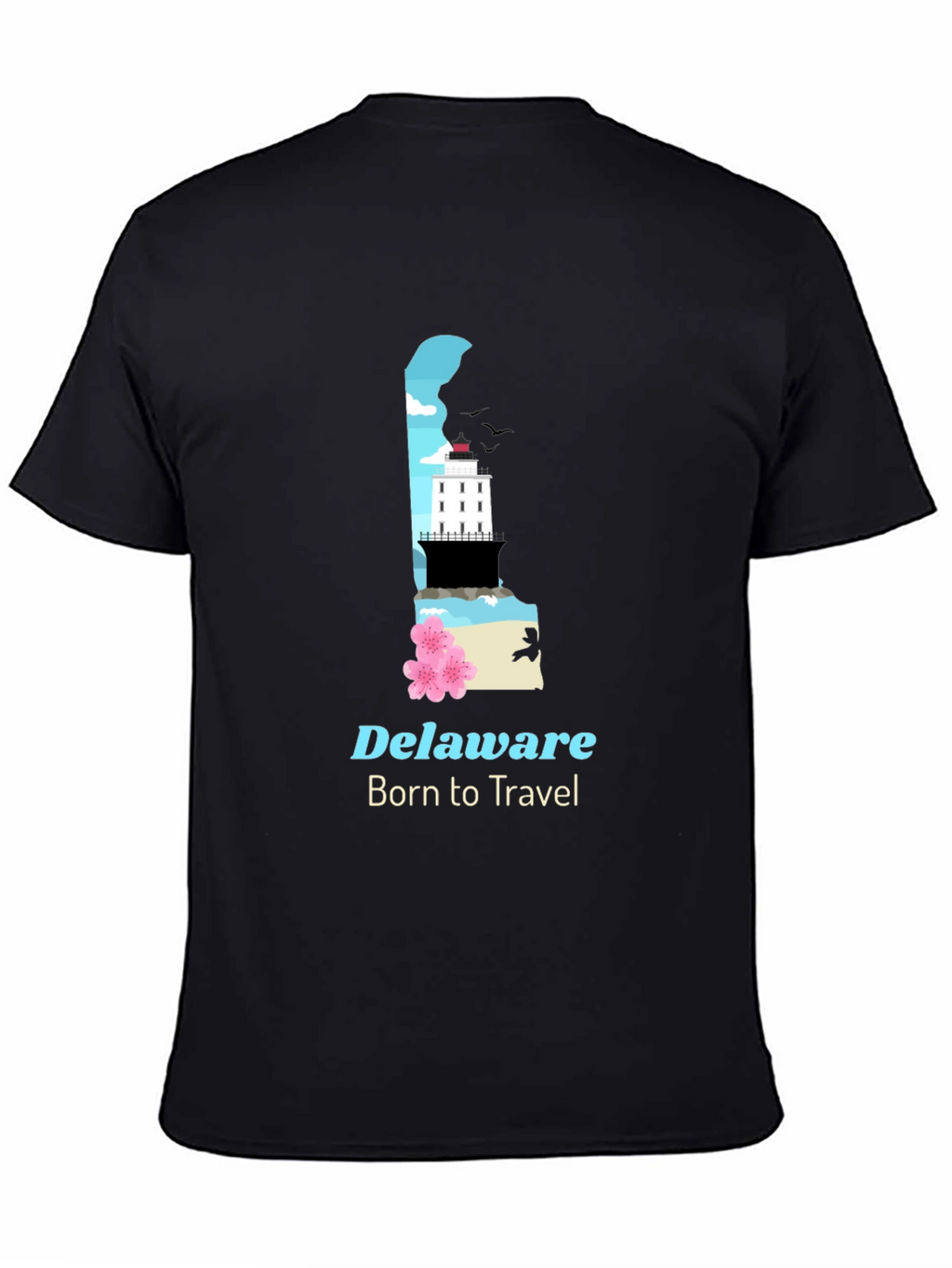 Delaware Travel T-Shirt - Born to Travel